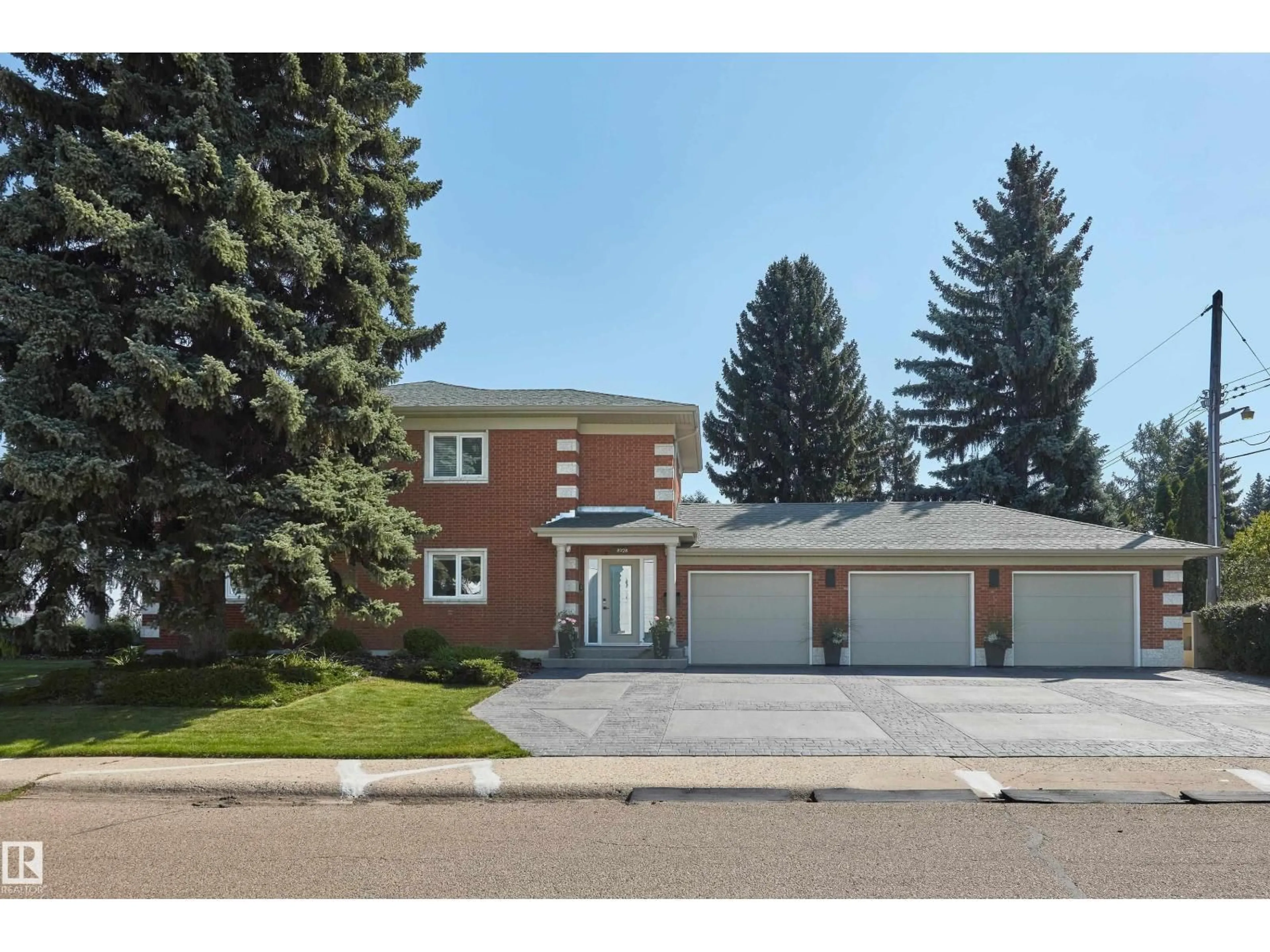 Home with brick exterior material, street for 8928 VALLEYVIEW DR, Edmonton Alberta T5R5T5