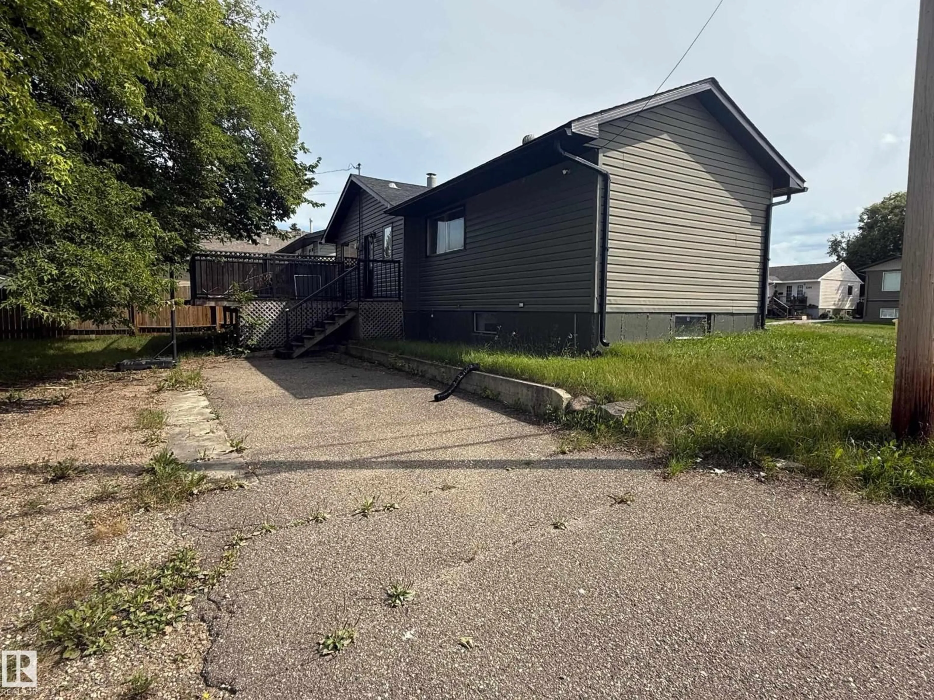 A pic from outside/outdoor area/front of a property/back of a property/a pic from drone, street for 5112 52 AV, Cold Lake Alberta T9M1W3