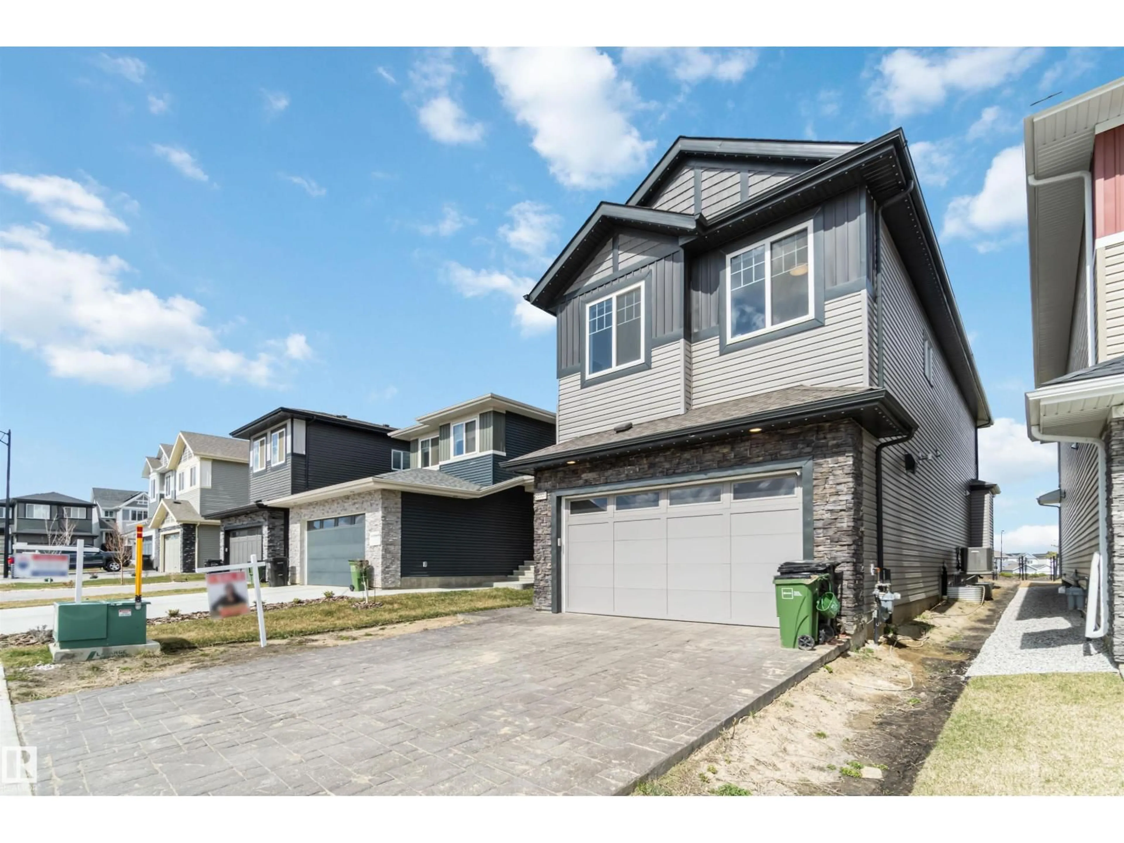 Home with vinyl exterior material, street for 21024 128 AV, Edmonton Alberta T5V1C0