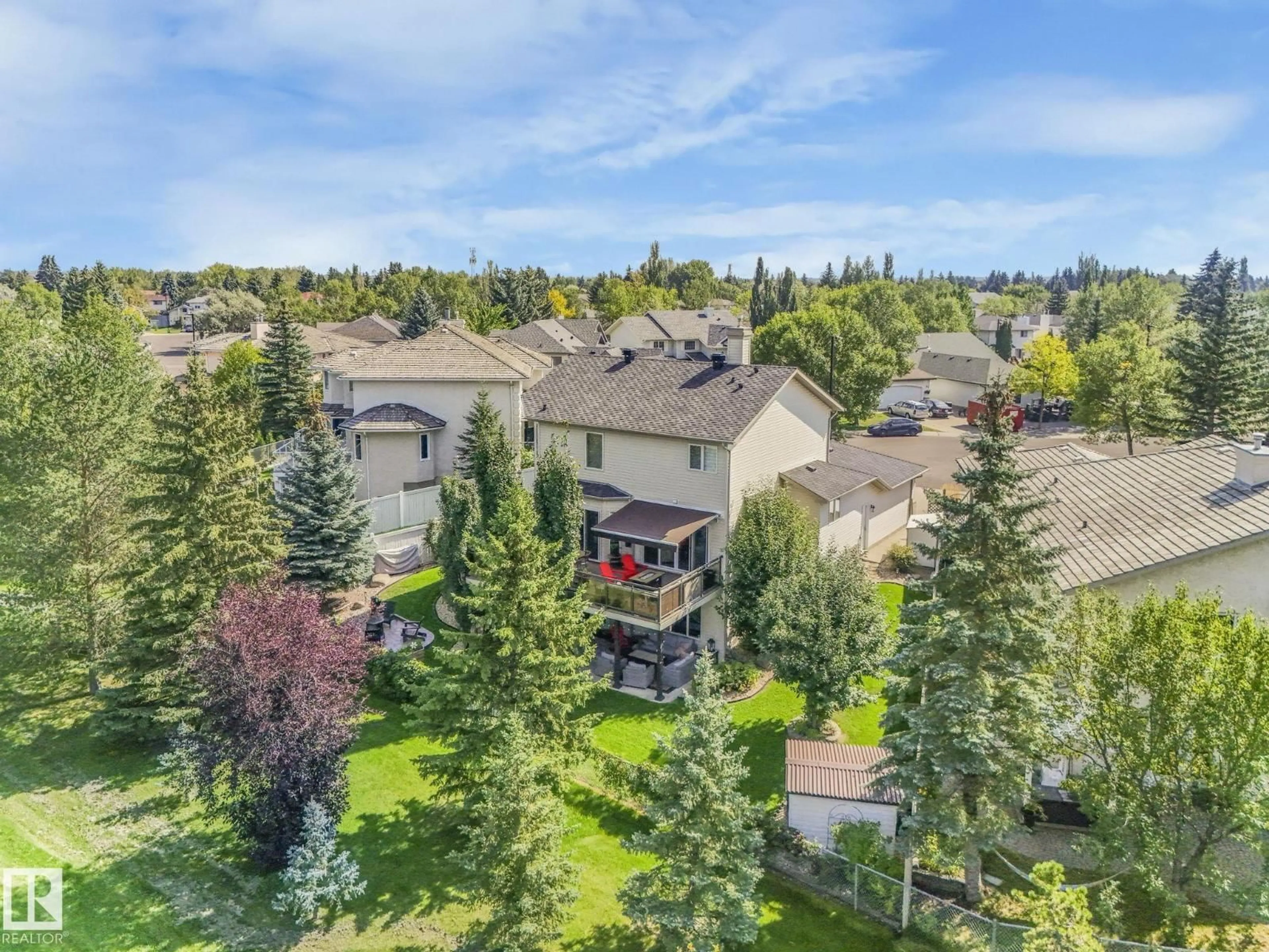 A pic from outside/outdoor area/front of a property/back of a property/a pic from drone, mountain view for 223 ORMSBY ROAD, Edmonton Alberta T5T5X5