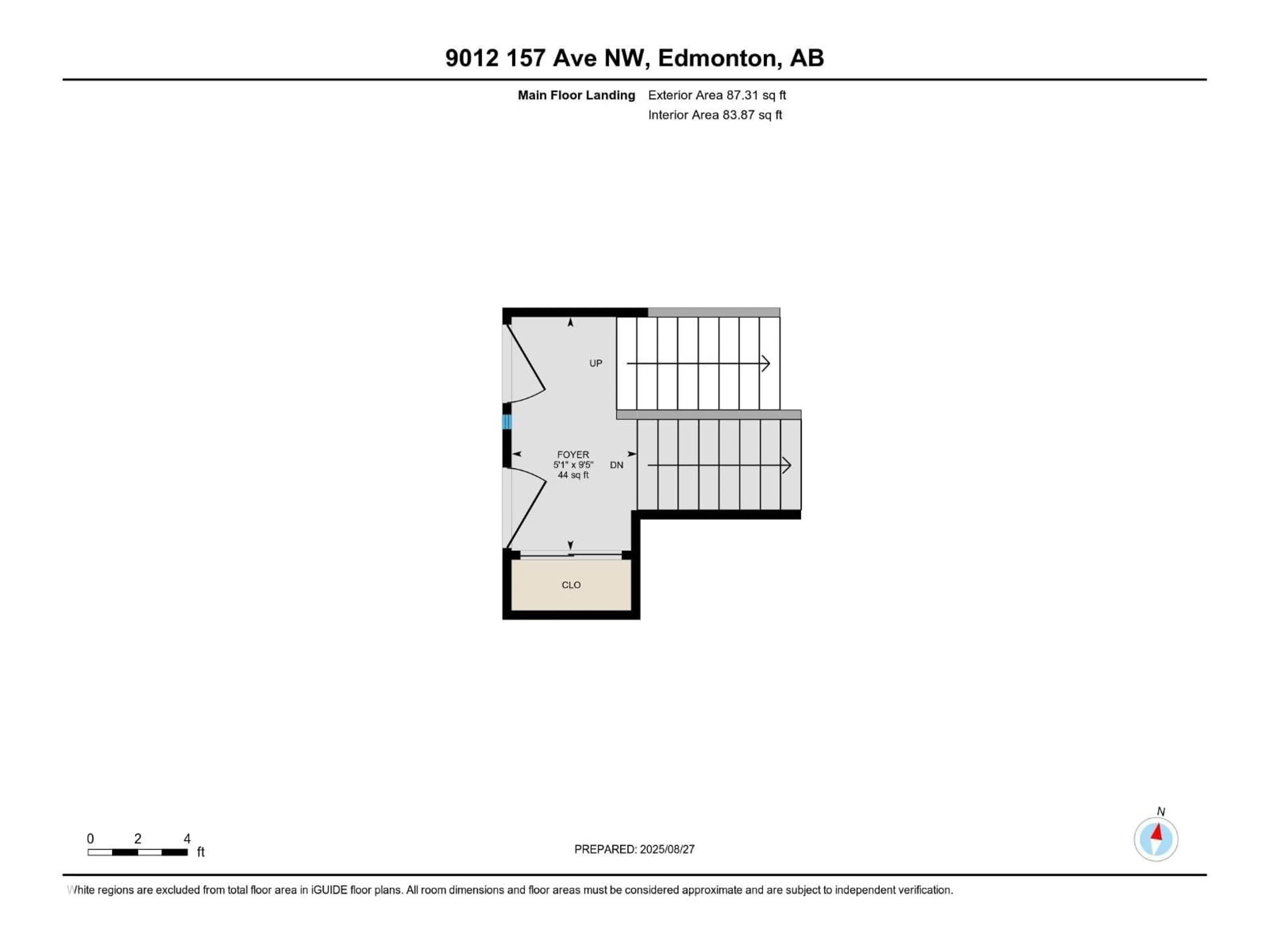Floor plan for 9012 157 AV, Edmonton Alberta T5Z3G2