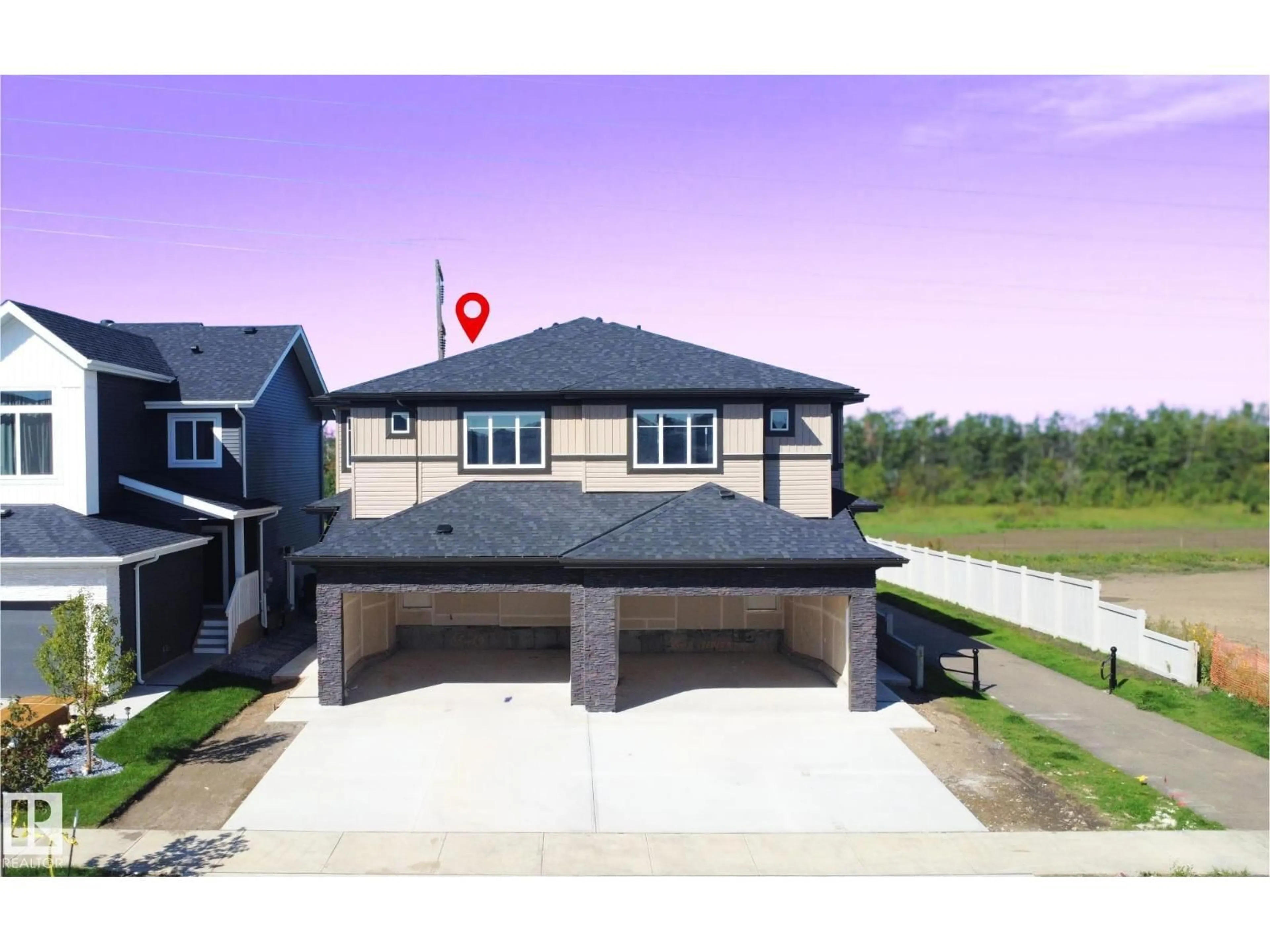 A pic from outside/outdoor area/front of a property/back of a property/a pic from drone, unknown for 66 WAVERLY WAY, Fort Saskatchewan Alberta T8L3L7