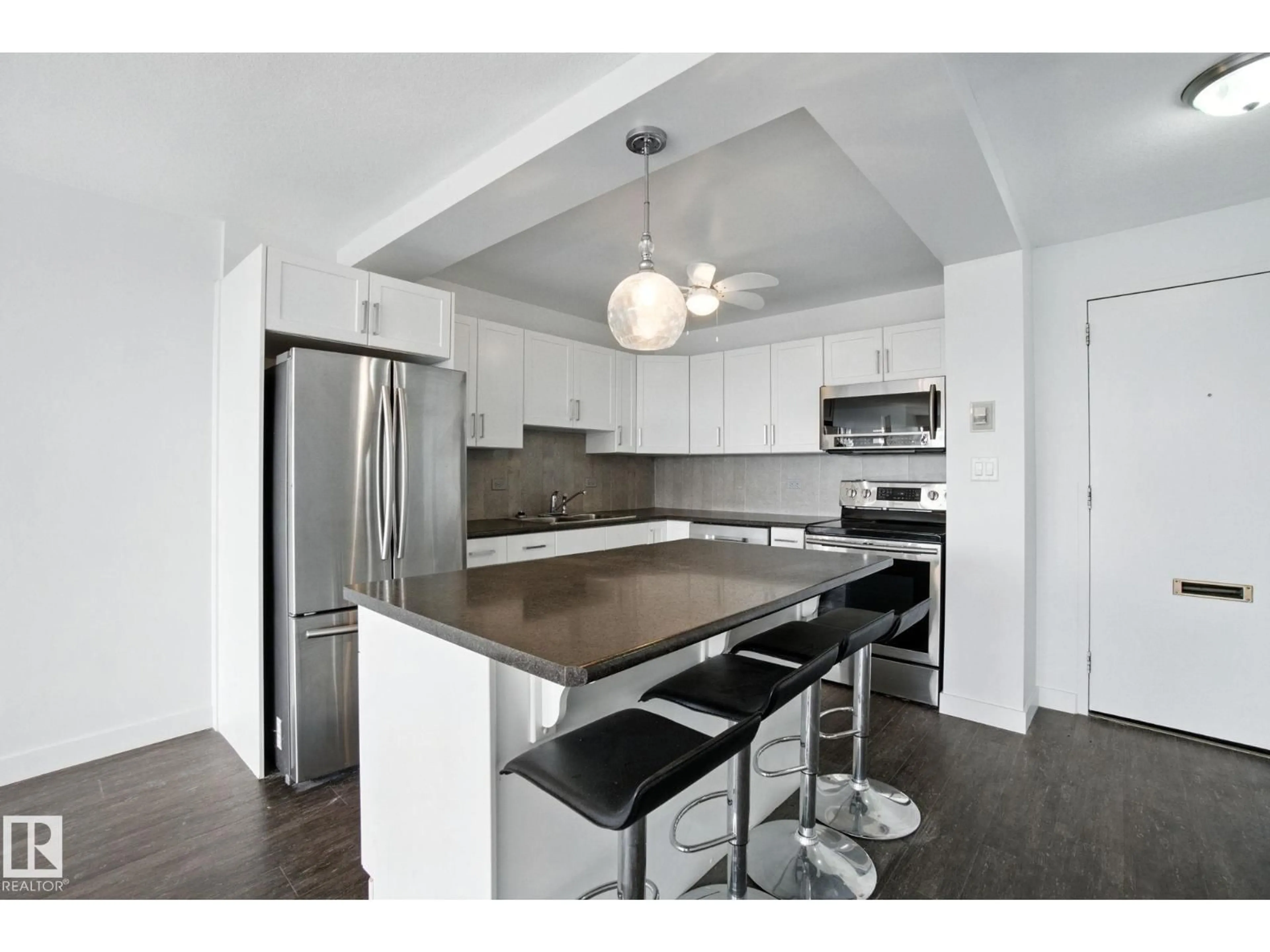 Open concept kitchen, unknown for 703 - 9908 114 ST NW, Edmonton Alberta T5K1R1