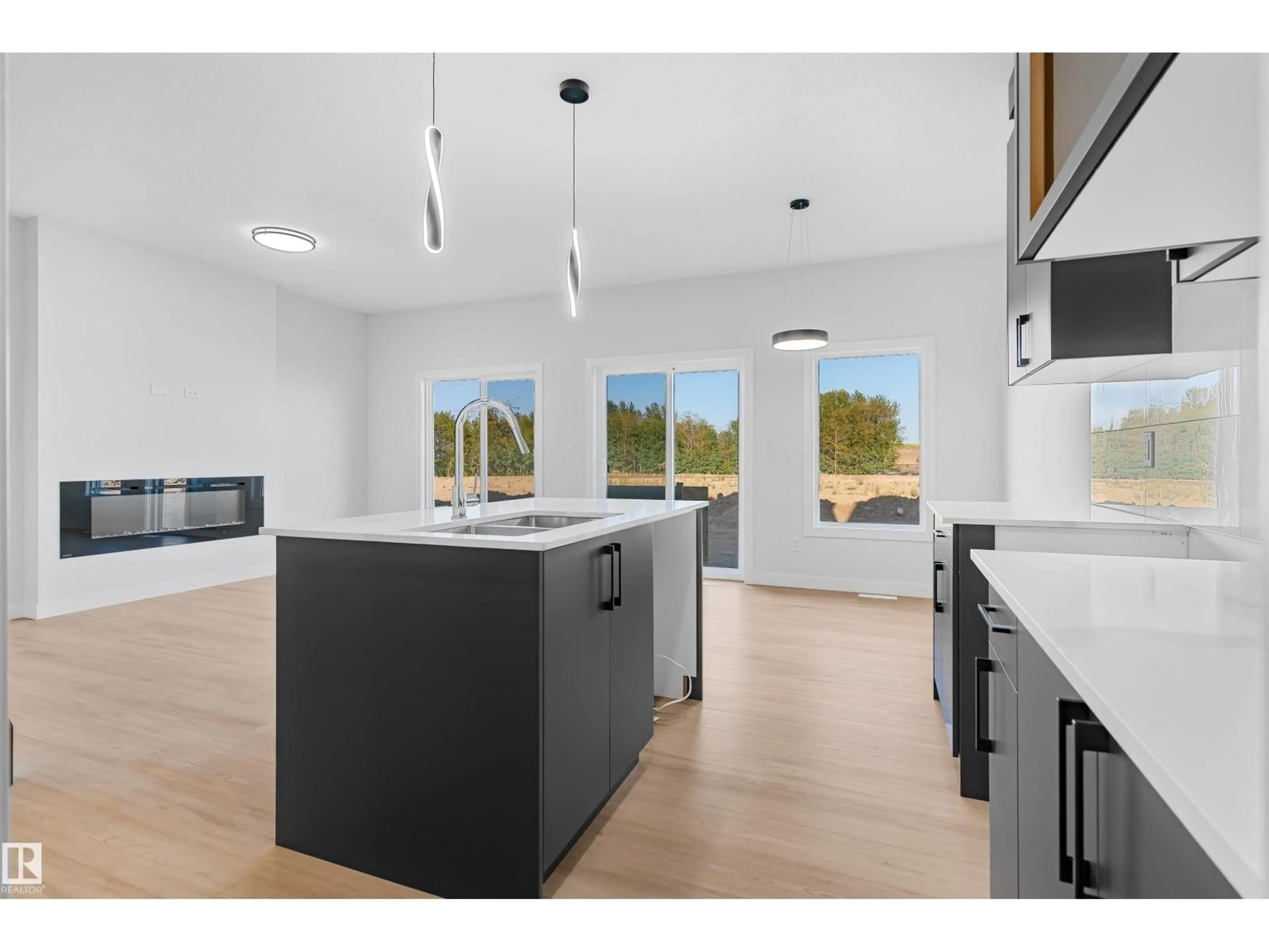 Open concept kitchen, unknown for 215 24 ST, Edmonton Alberta T6X3K4
