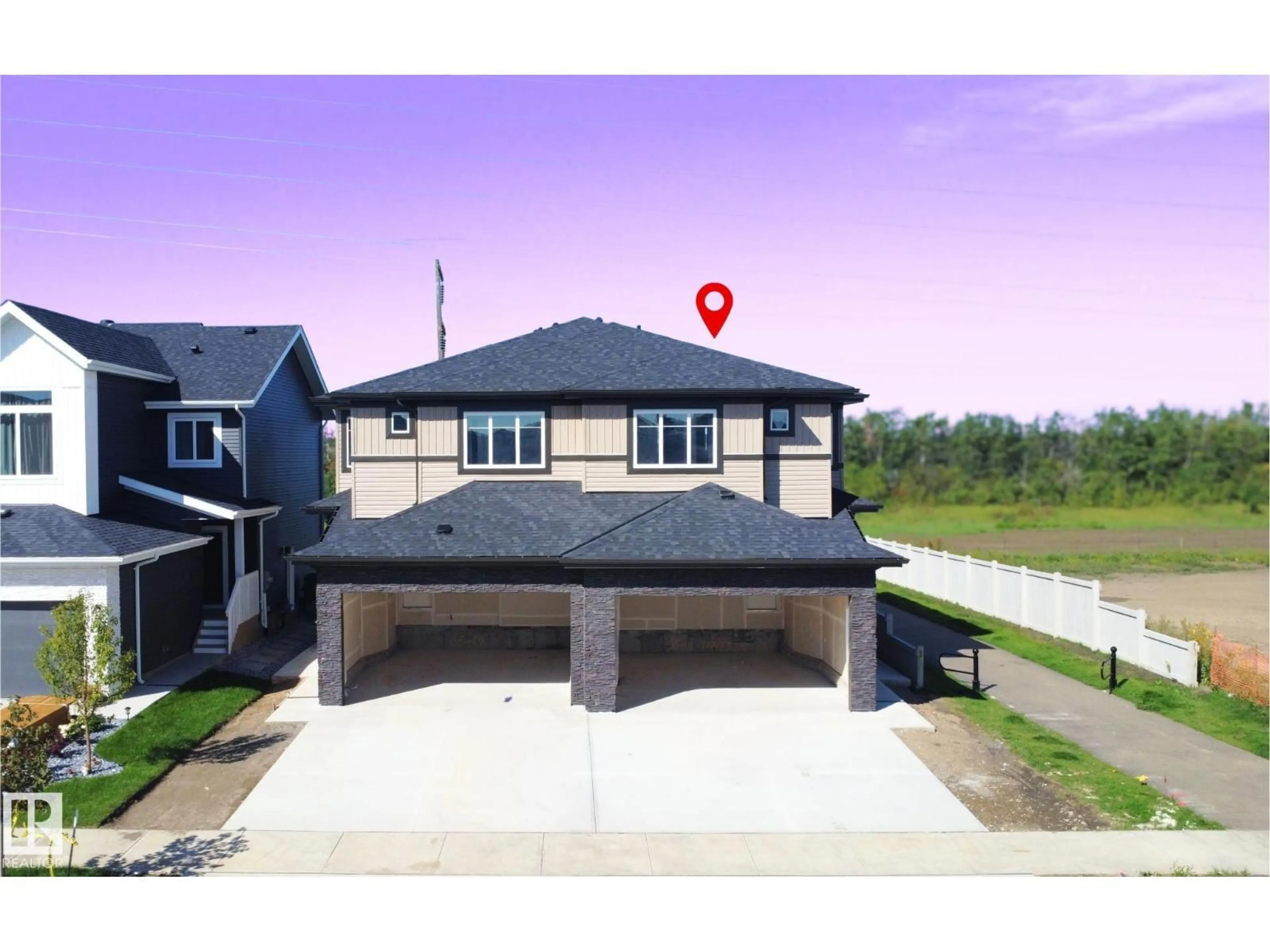 A pic from outside/outdoor area/front of a property/back of a property/a pic from drone, street for 68 WAVERLY WAY, Fort Saskatchewan Alberta T8L3L7