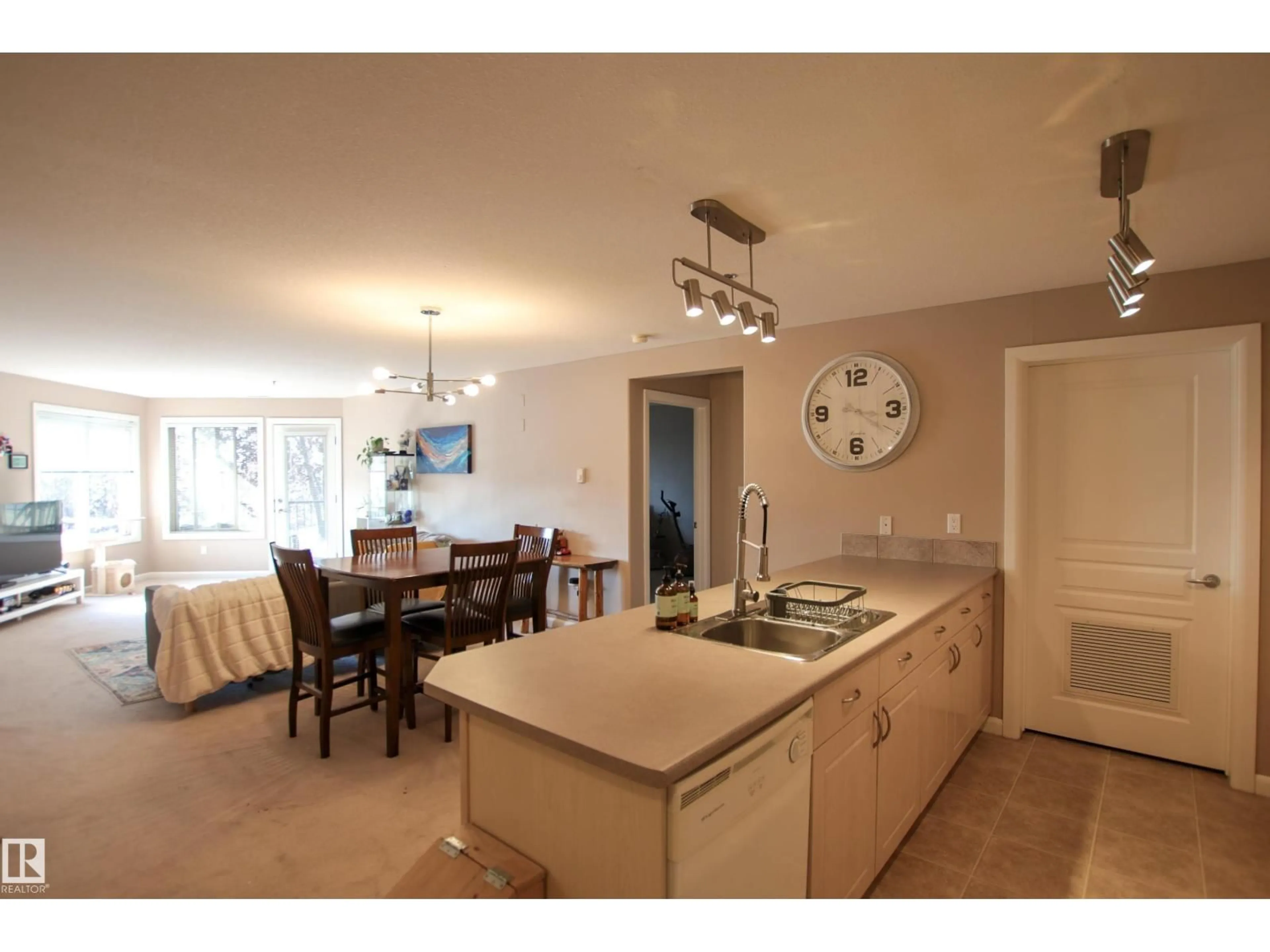 Open concept kitchen, ceramic/tile floor for 232 HOOKE RD, Edmonton Alberta T5A5J5
