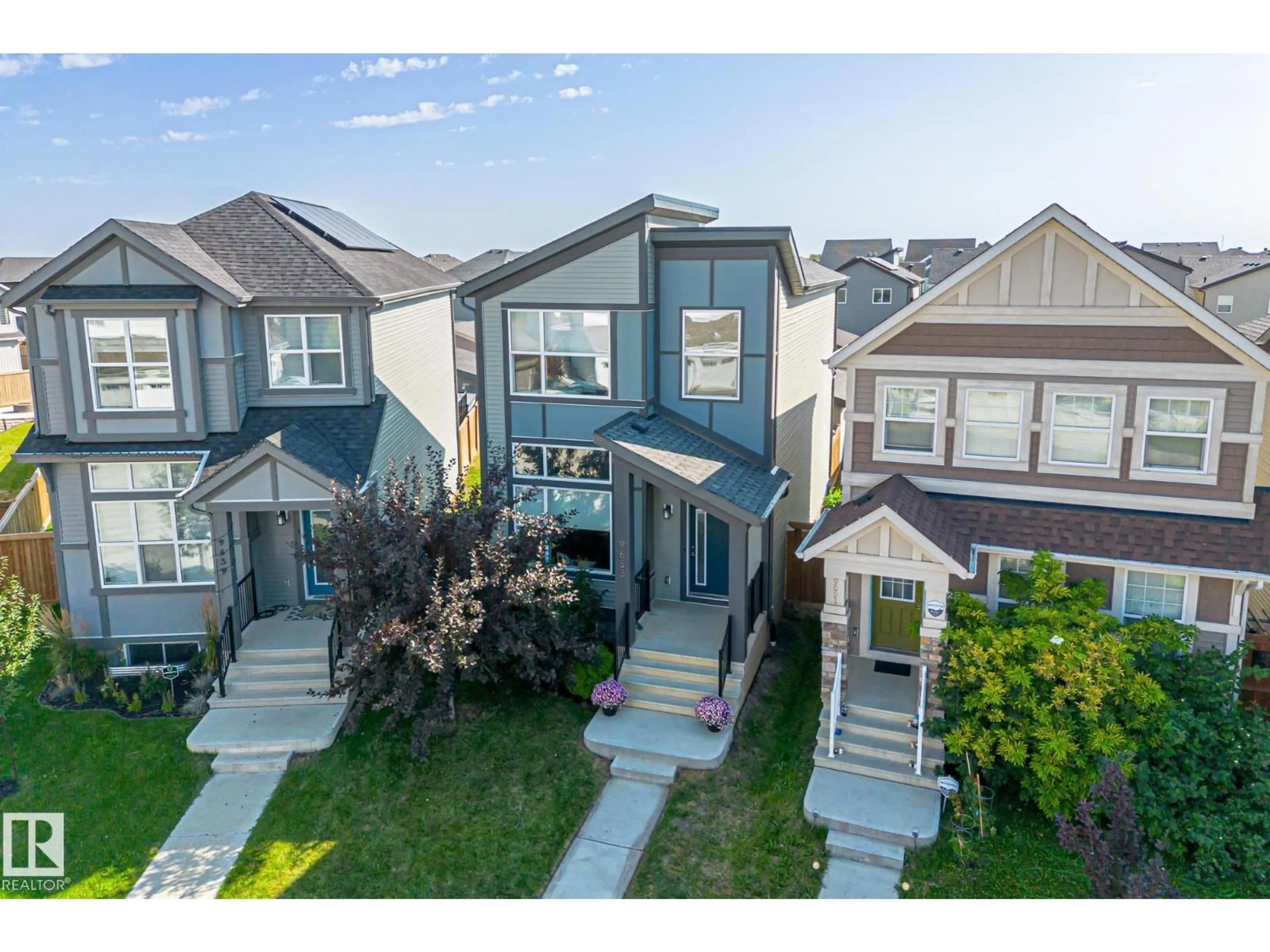 A pic from outside/outdoor area/front of a property/back of a property/a pic from drone, street for NW - 9655 225 ST, Edmonton Alberta T5T7K5