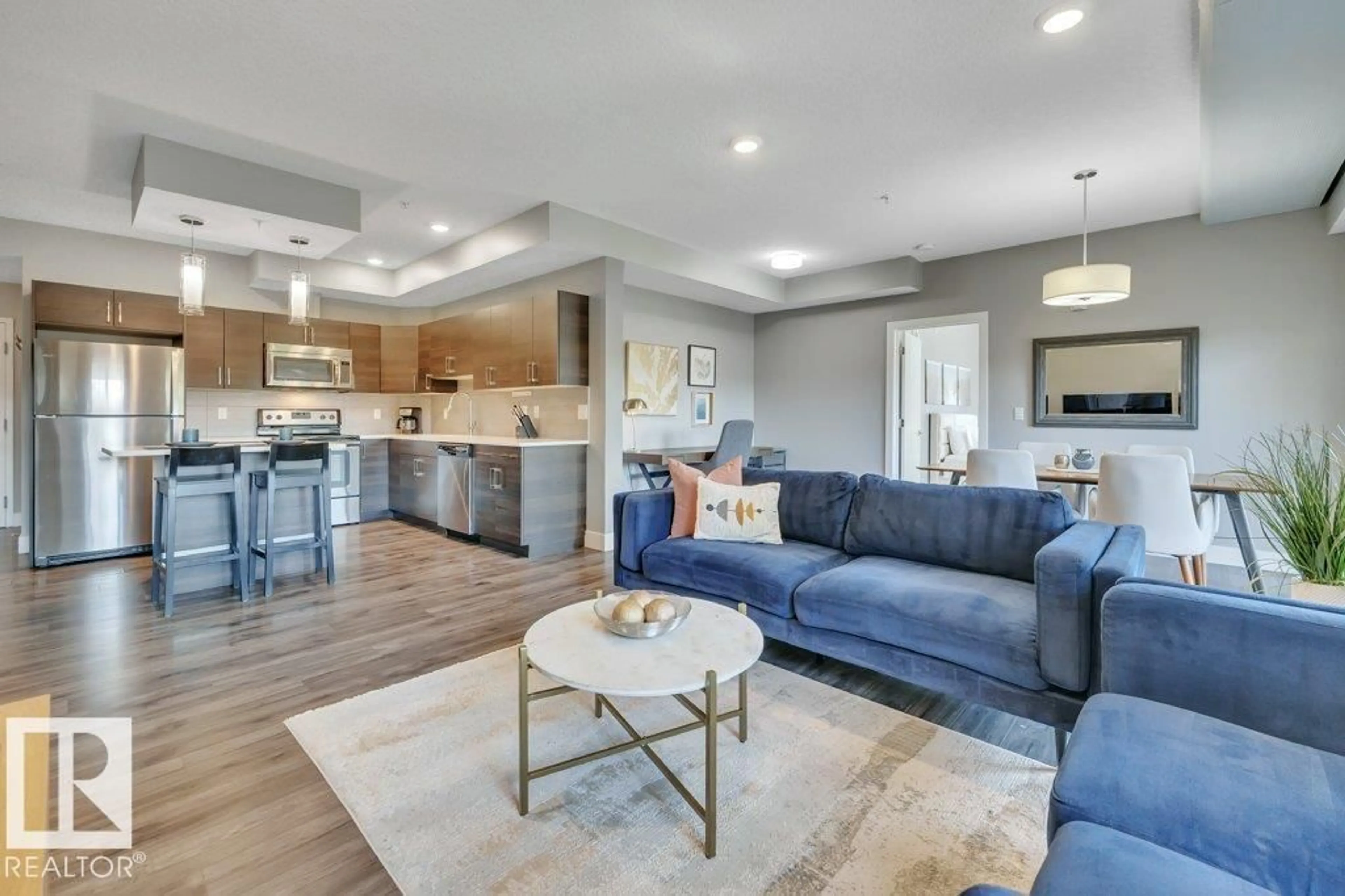 Open concept kitchen, unknown for #201 - 10006 83 AV, Edmonton Alberta T6E2C2