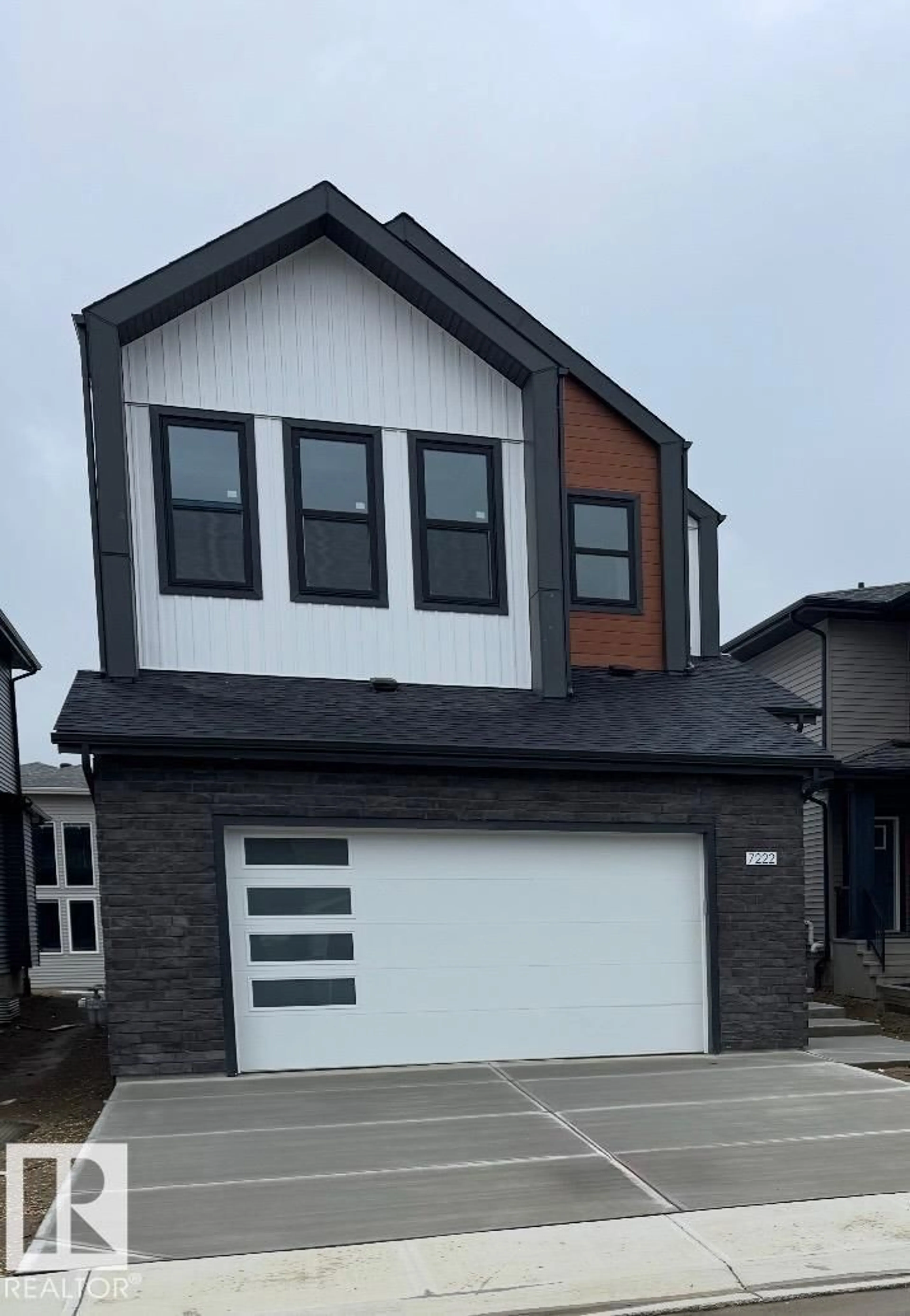 Home with brick exterior material, street for SW - 7222 KIVIAQ LI, Edmonton Alberta T6W5R3