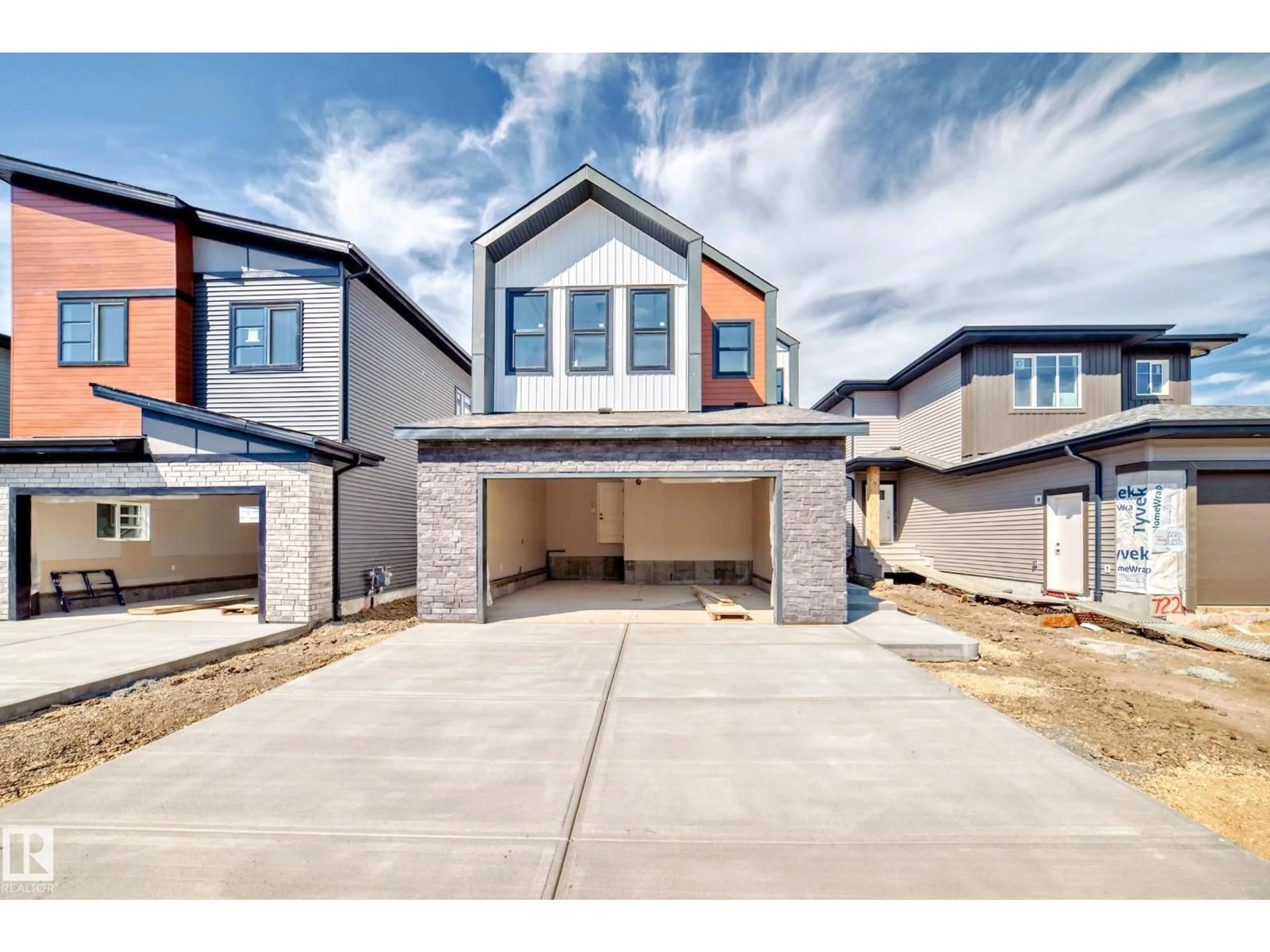 Home with brick exterior material, street for SW - 7222 KIVIAQ LI, Edmonton Alberta T6W5R3