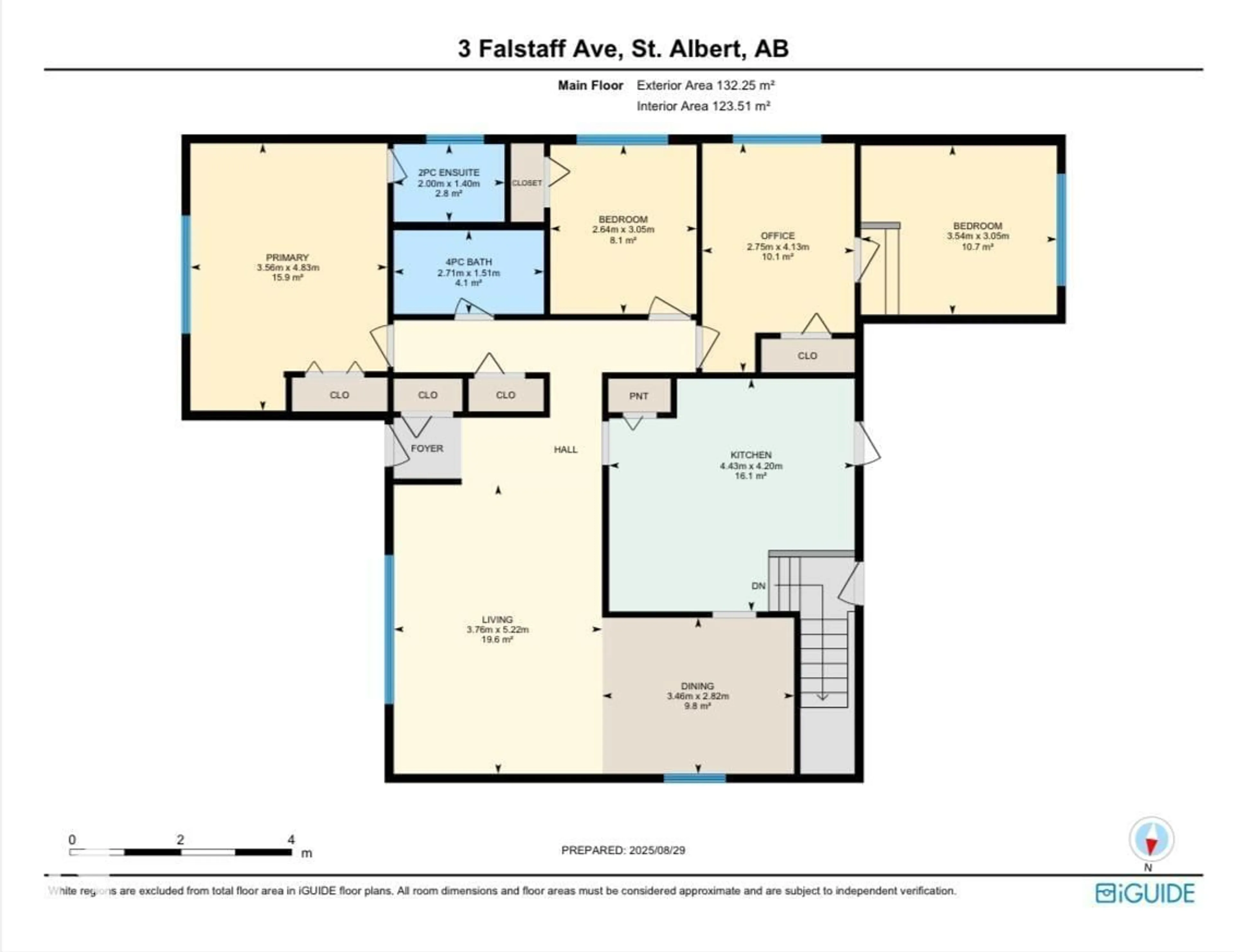 Floor plan for 3 FALSTAFF AV, St. Albert Alberta T8N1V3