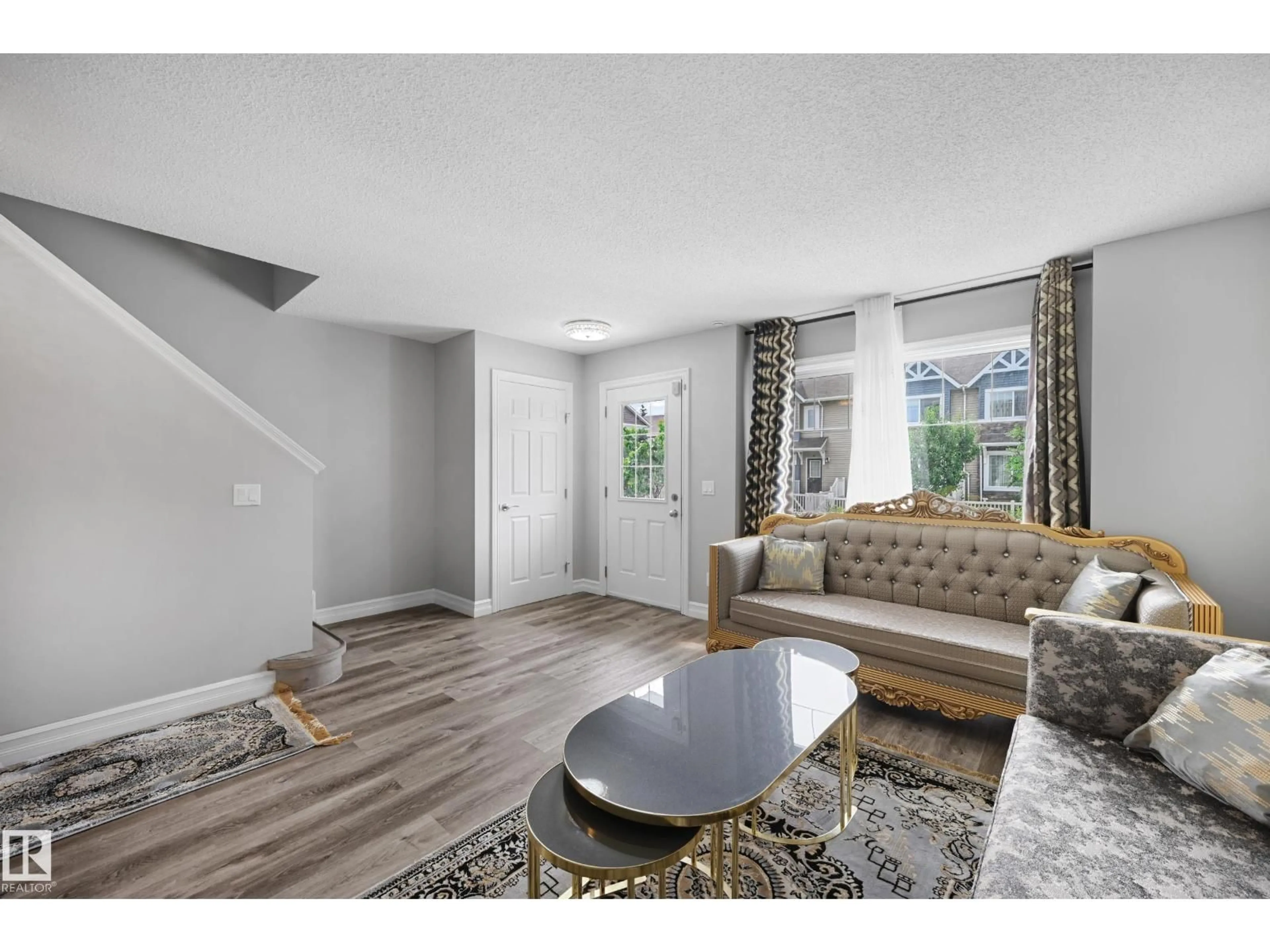 Living room with furniture, unknown for 52 14621 121 ST NW, Edmonton Alberta T5X0H2