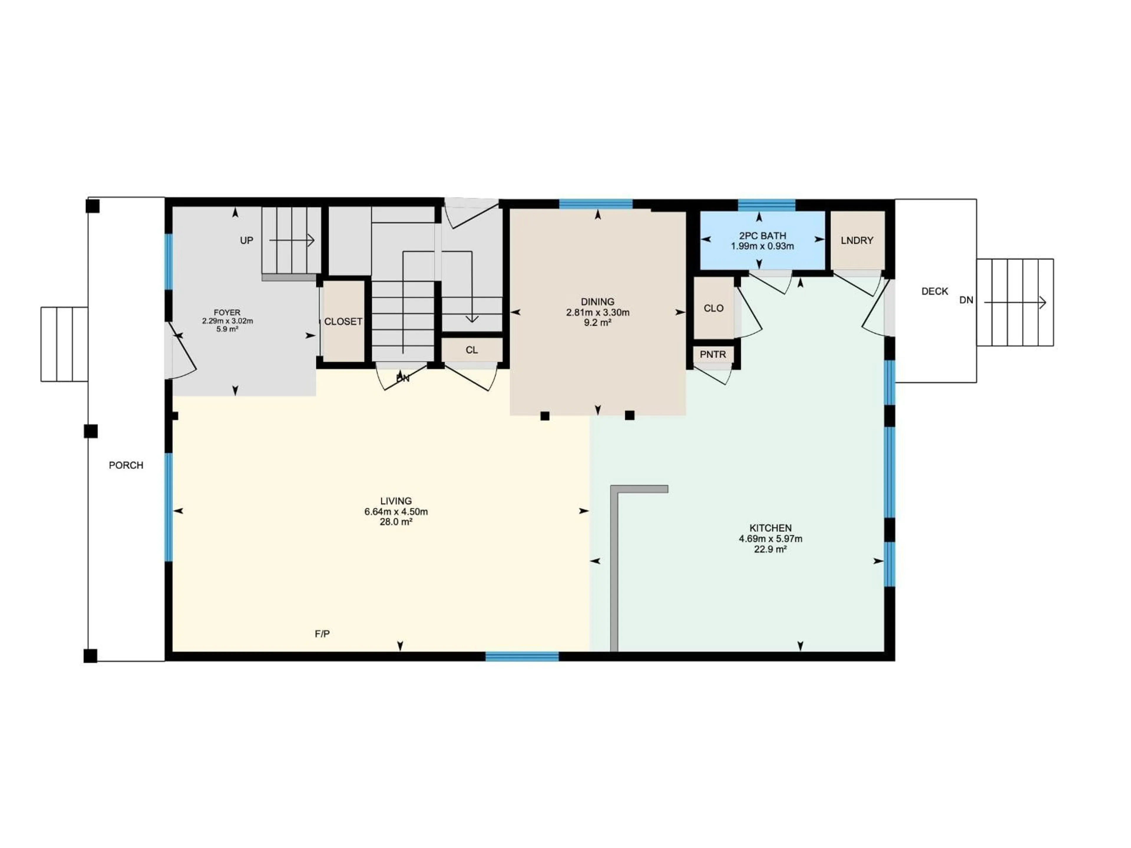 Floor plan for 11306 89 ST, Edmonton Alberta T5B3T6
