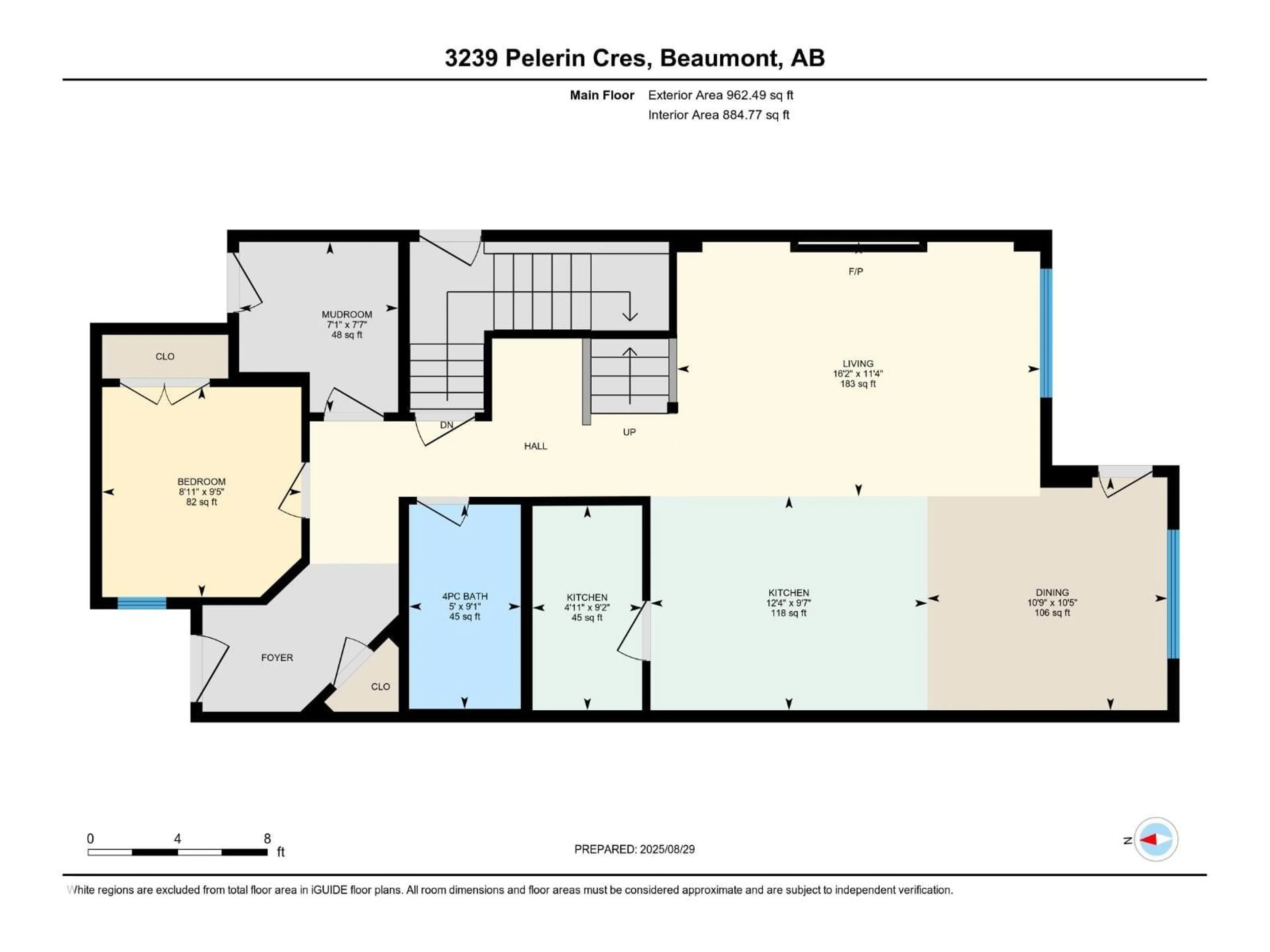 Floor plan for 3239 PELERIN CR, Beaumont Alberta T4X2Z1