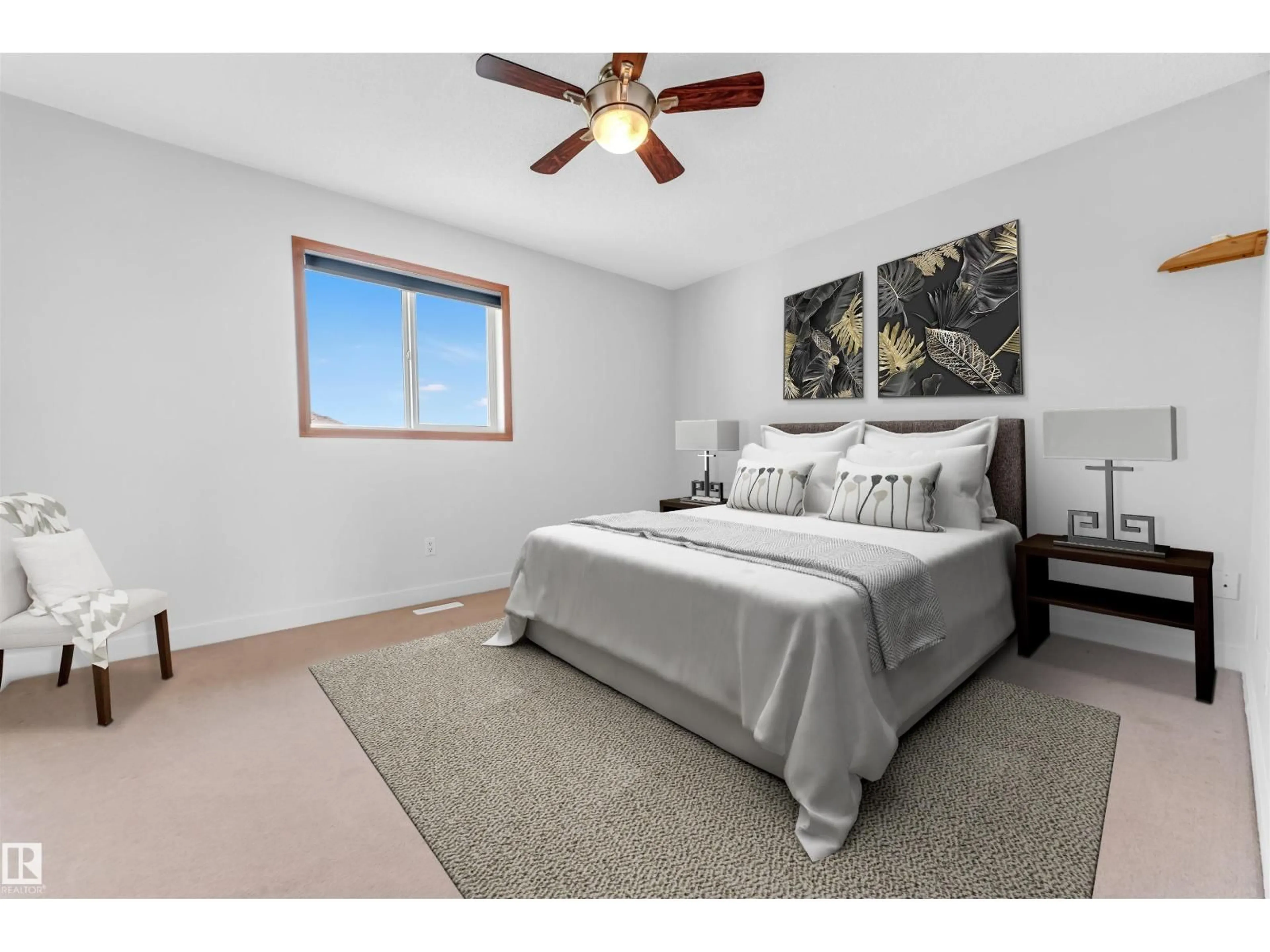 Bedroom with bed, unknown for 10621 175A AV, Edmonton Alberta T5X6C1