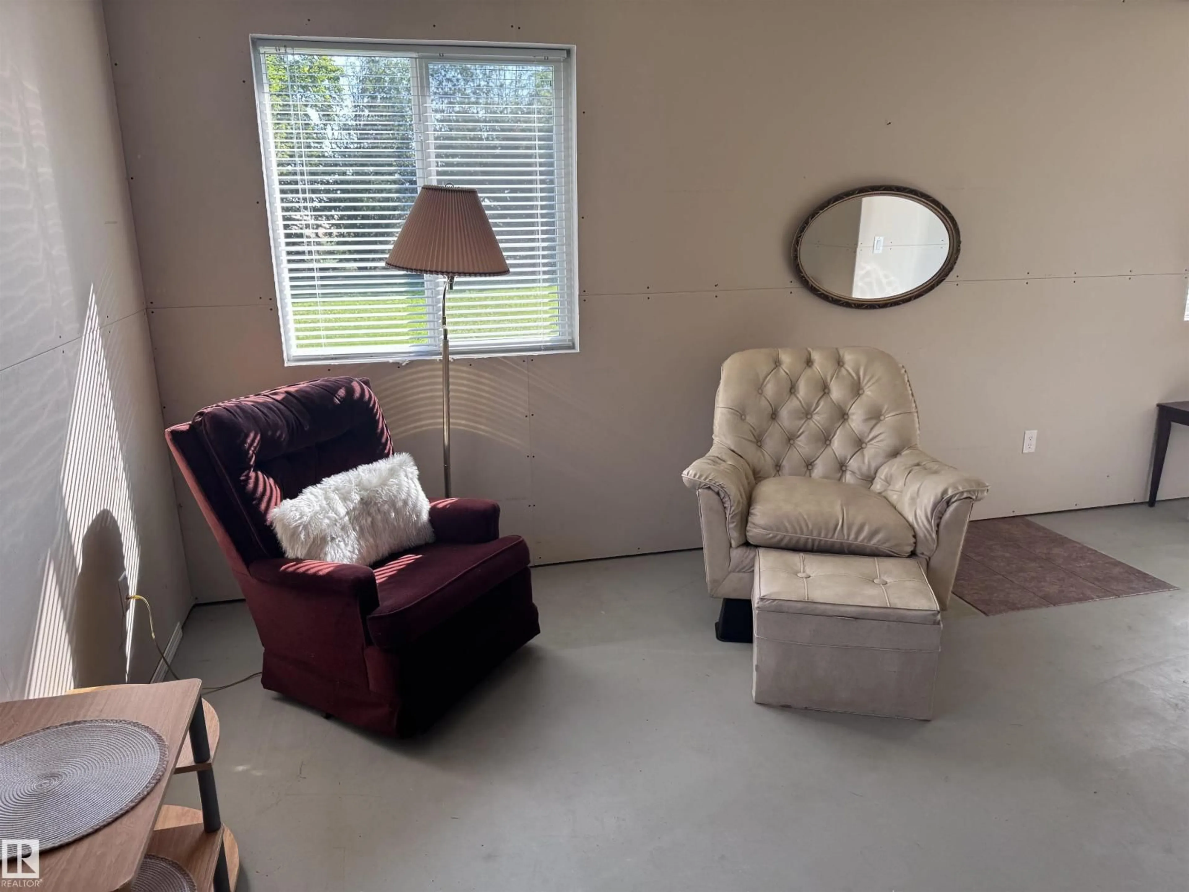 Living room with furniture, floor is not visible for 1017 TWP RD 602, Rural Westlock County Alberta T7P2N4