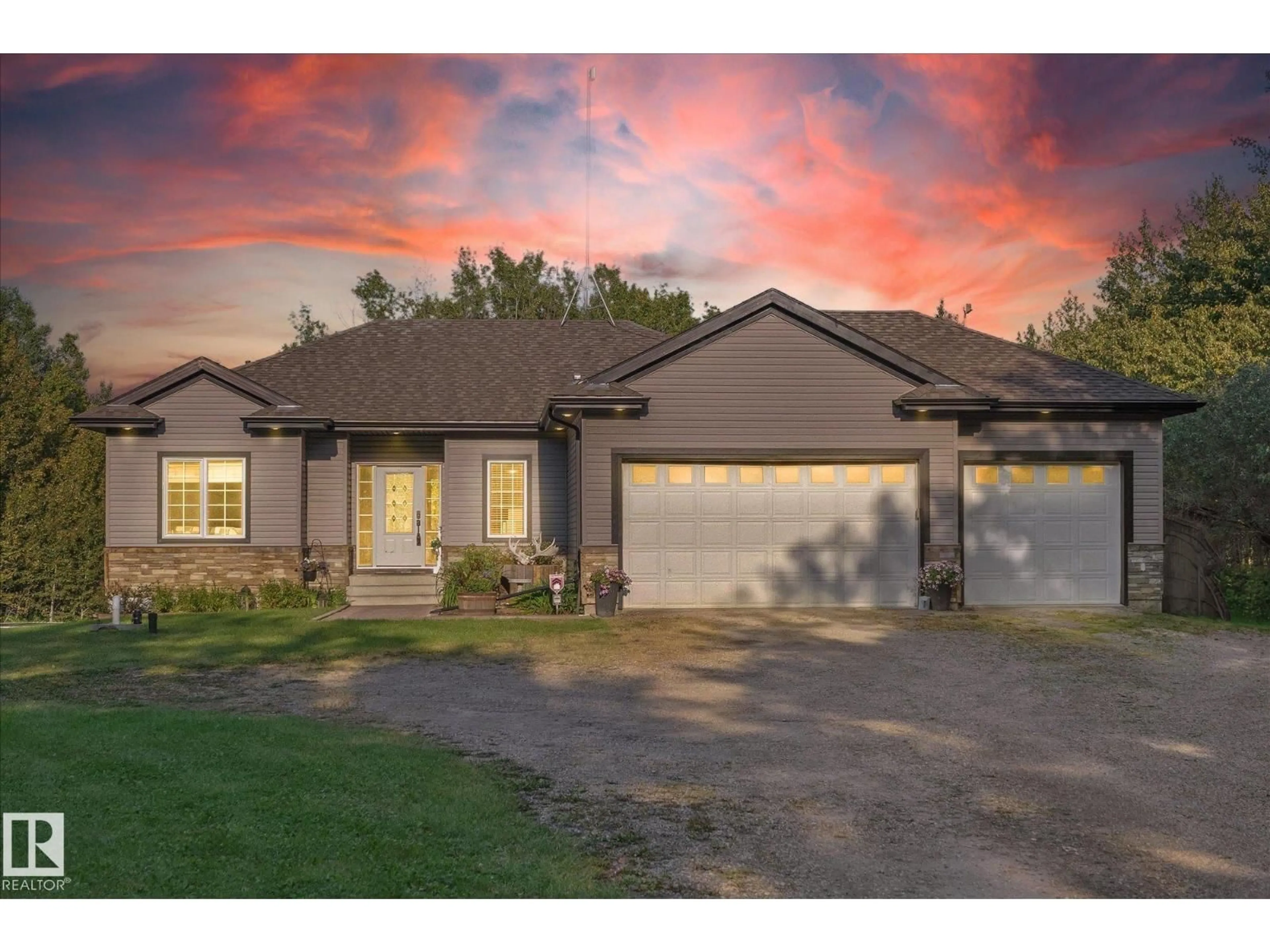 Home with brick exterior material, street for #14 - 50529 RGE ROAD 21, Rural Parkland County Alberta T7Z1X5