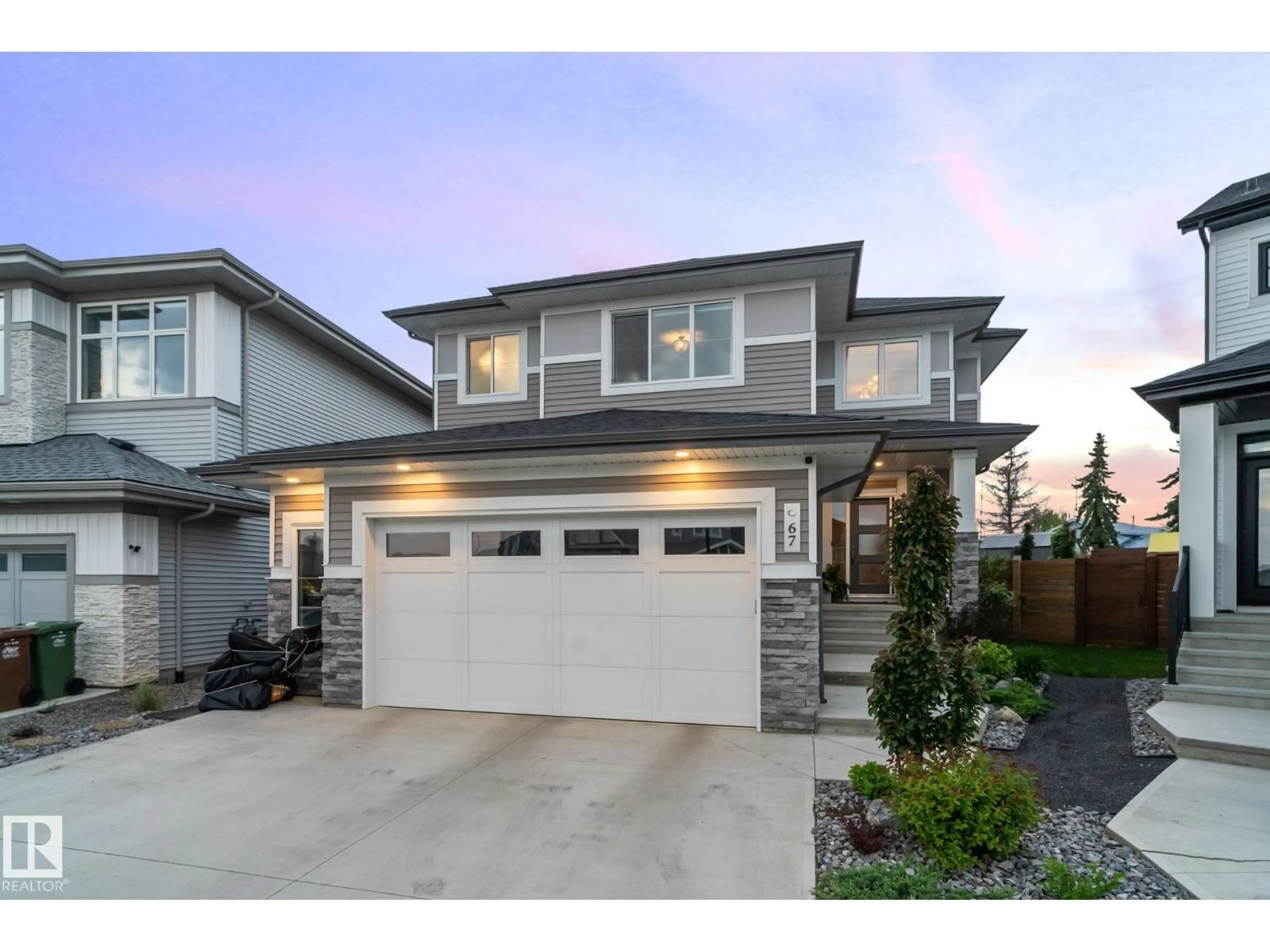 Home with vinyl exterior material, street for 67 JAMISON CR, St. Albert Alberta T8N7V4