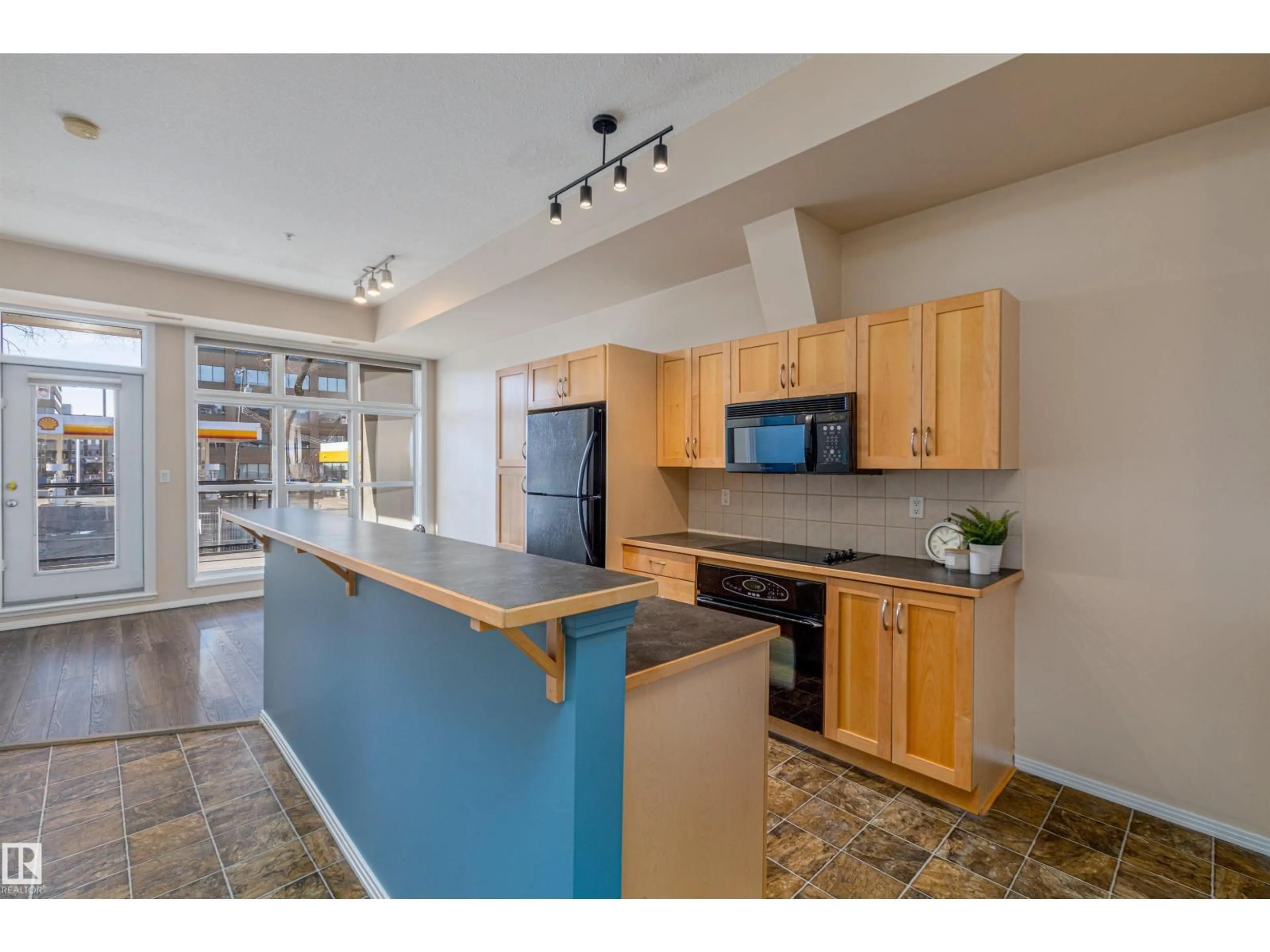 Open concept kitchen, unknown for #143 - 10403 122 ST NW, Edmonton Alberta T5N4C1