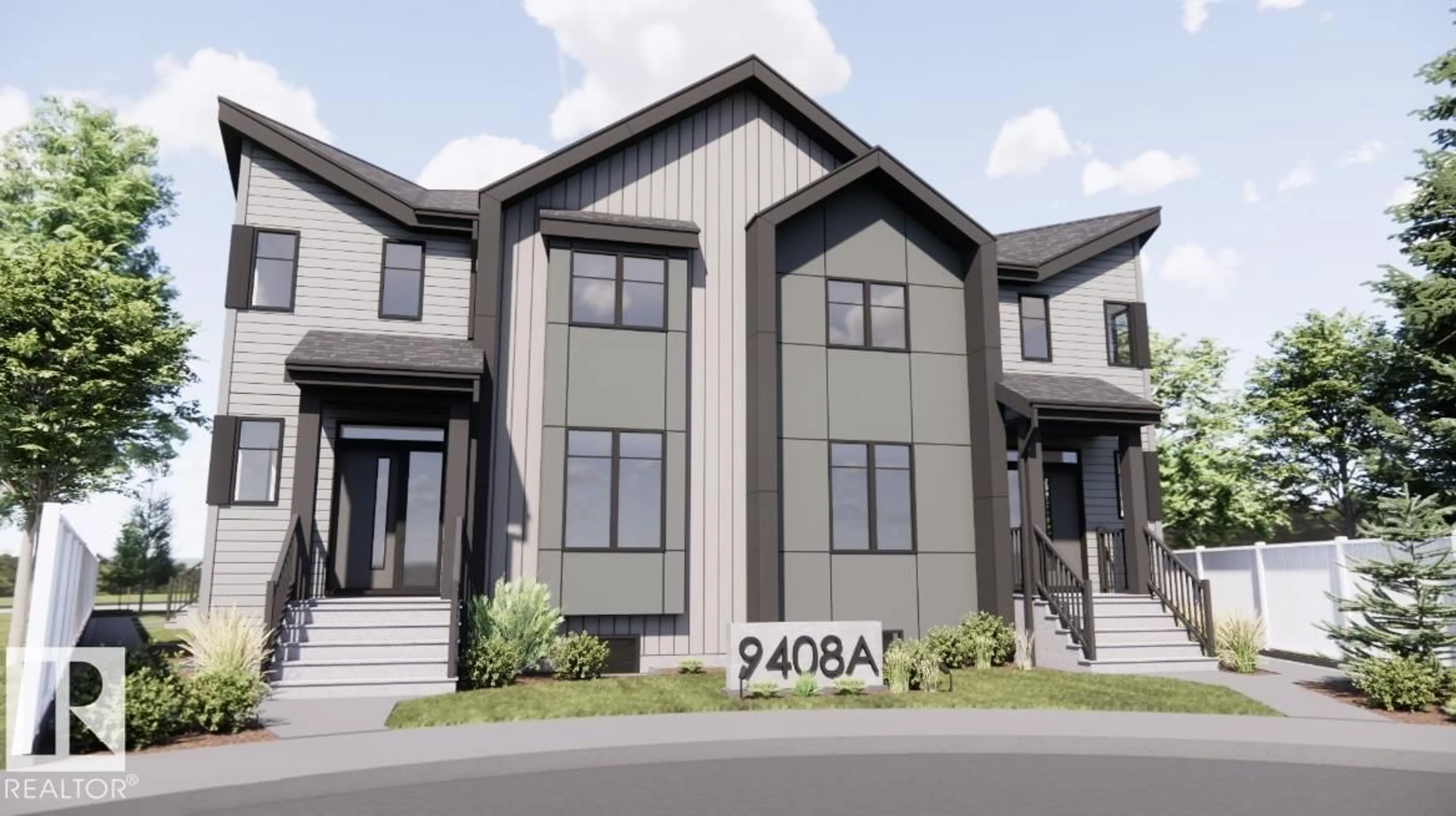 Home with vinyl exterior material, street for 9408 HOLYROOD RD, Edmonton Alberta T6C4C4