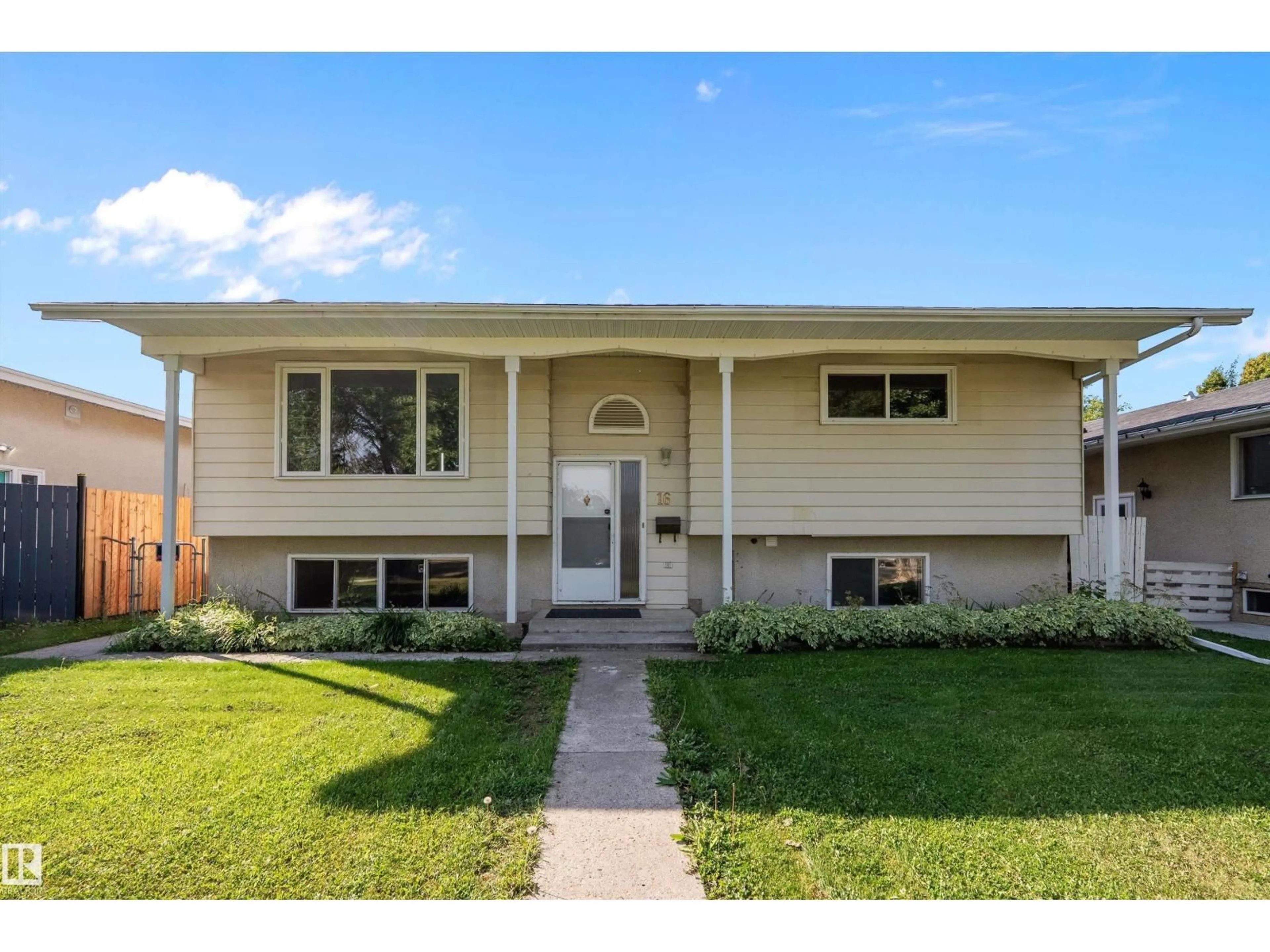 Home with vinyl exterior material, street for 16 CAMELOT CR, Leduc Alberta T9E4L3