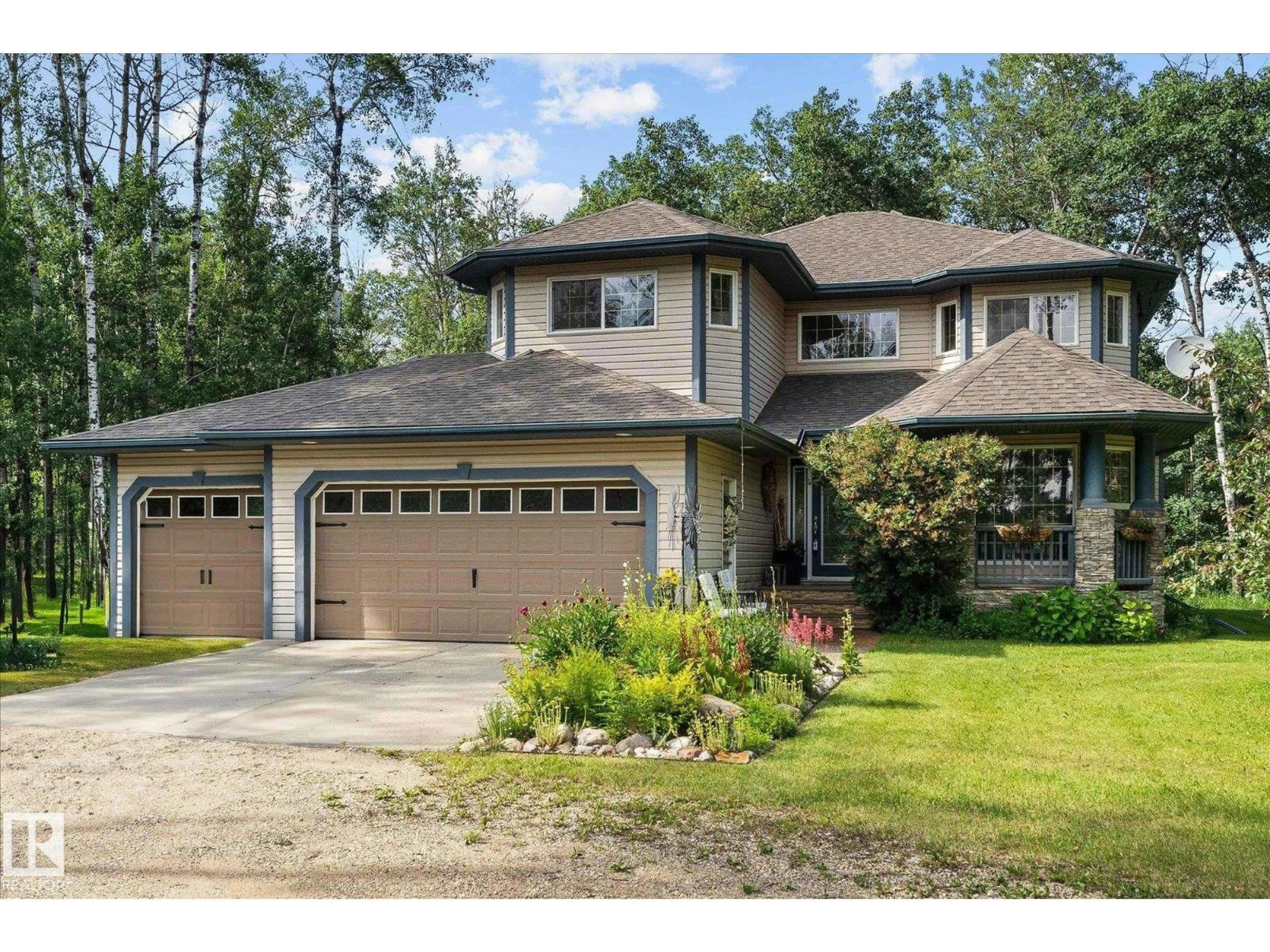 Home with brick exterior material, street for 45 53522 RGE ROAD 272, Rural Parkland County Alberta T7X3N2