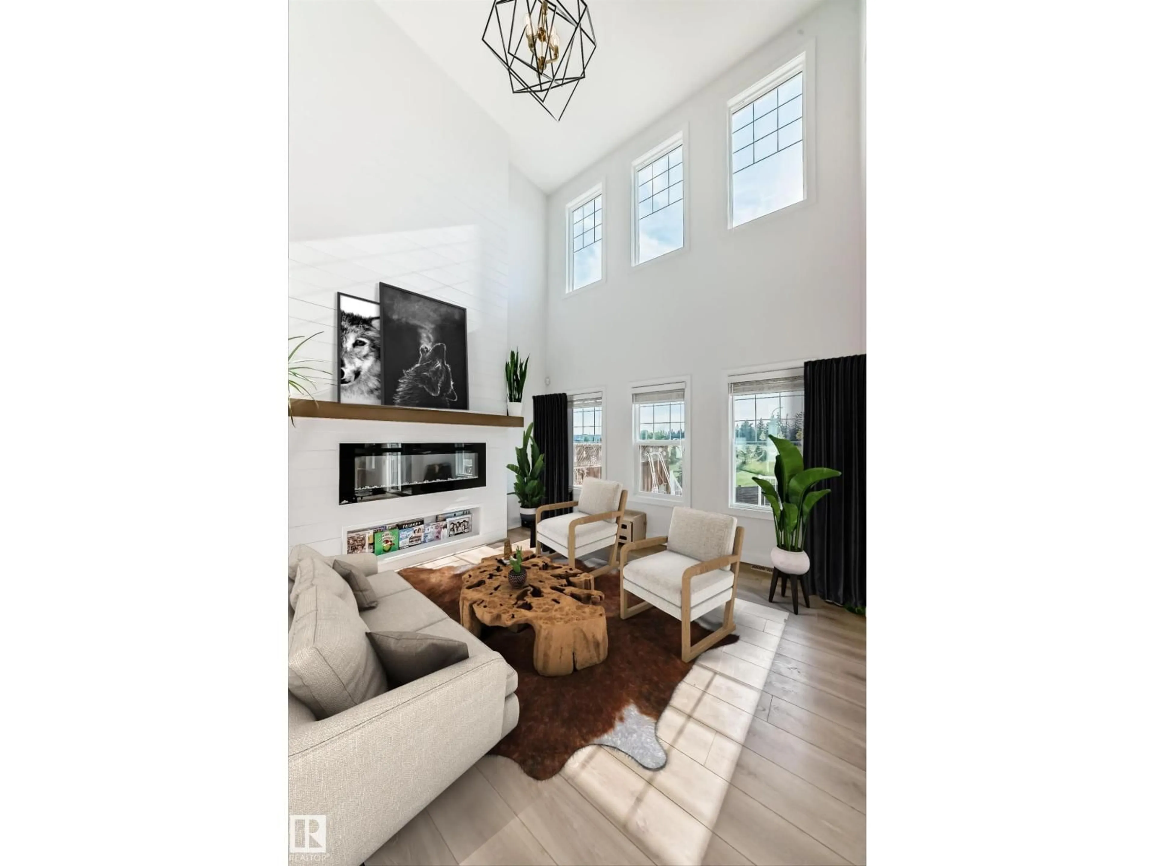 Living room with furniture, unknown for 71 JAMISON CR, St. Albert Alberta T8N7V3