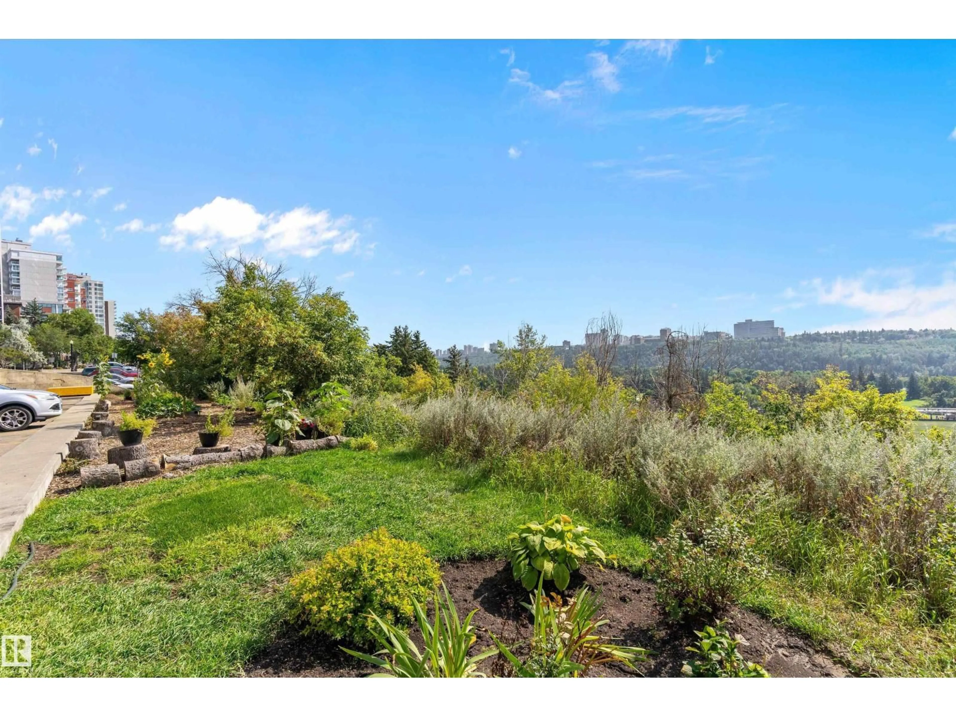Patio, water/lake/river/ocean view for 1401 - 12141 JASPER AV, Edmonton Alberta T5N3X8