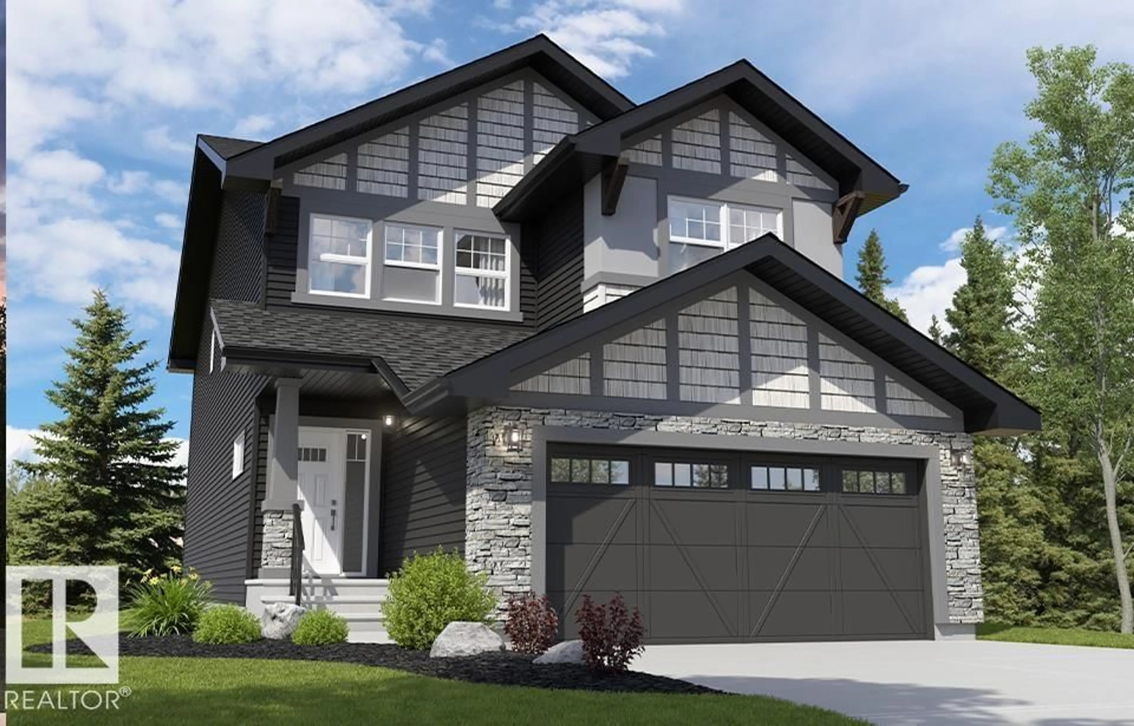 Home with vinyl exterior material, street for 9 STAGECOACH LI, Ardrossan Alberta T8E0B9