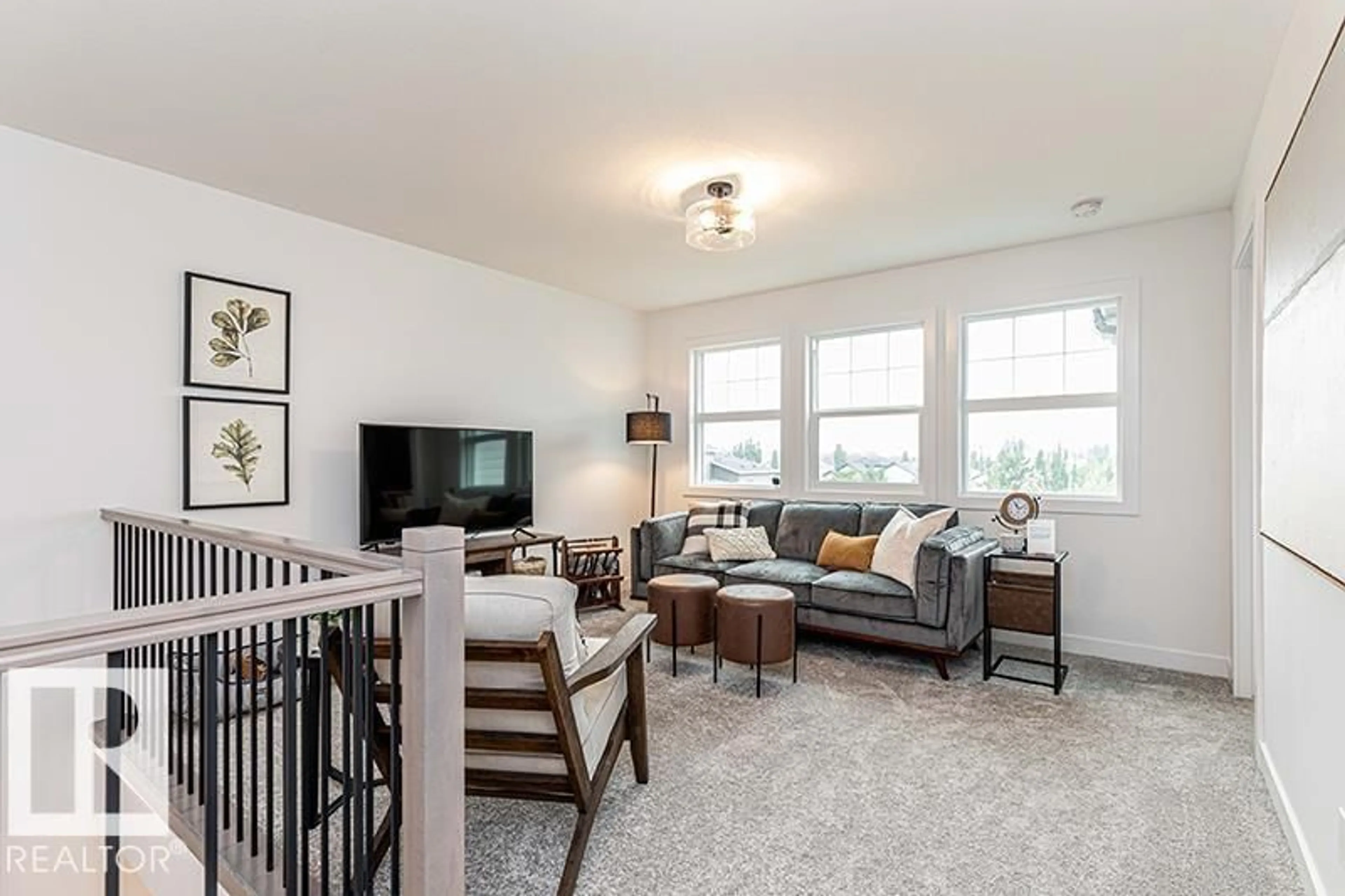 Living room with furniture, unknown for 9 STAGECOACH LI, Ardrossan Alberta T8E0B9
