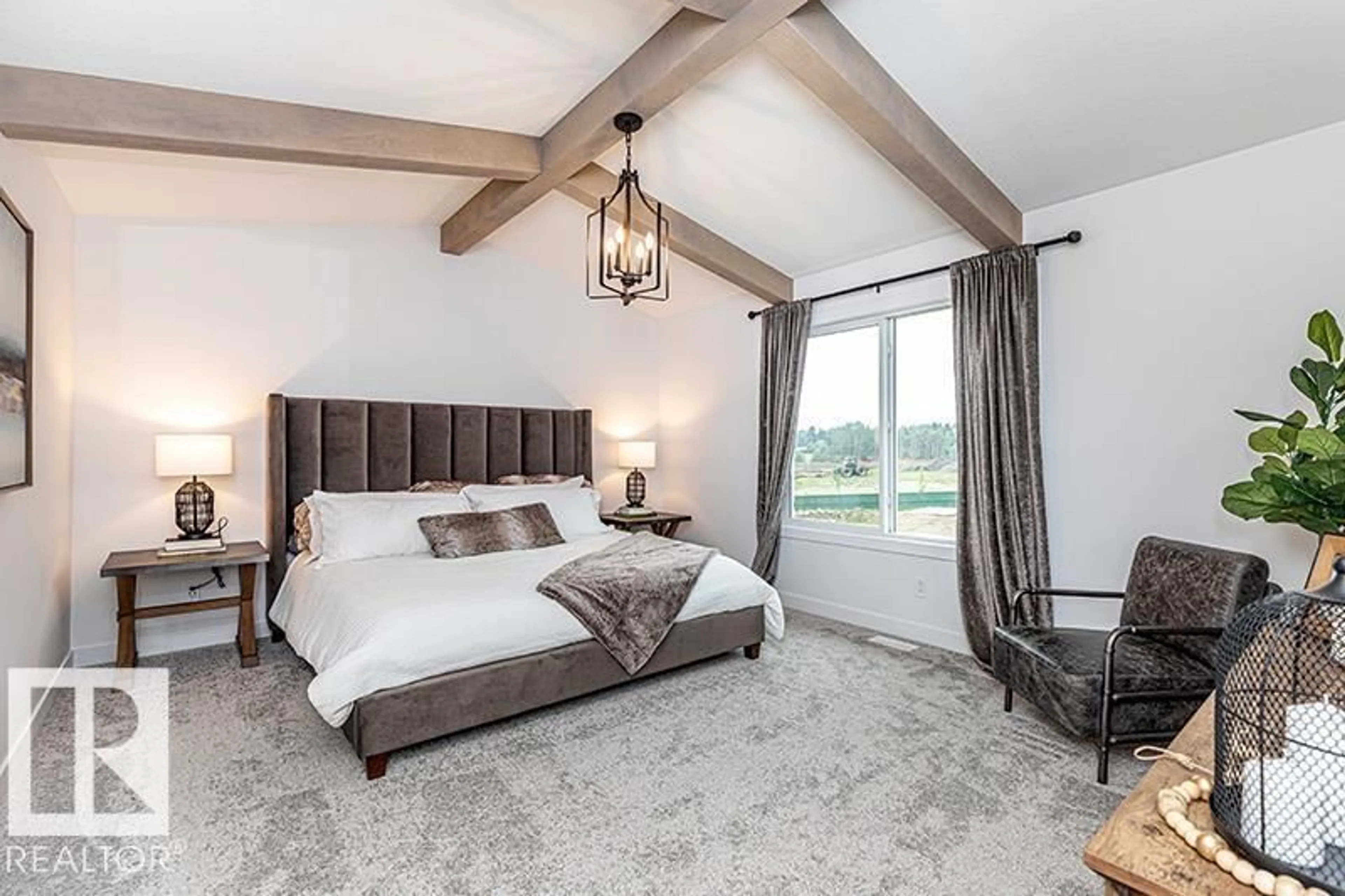 Bedroom with bed, unknown for 9 STAGECOACH LI, Ardrossan Alberta T8E0B9