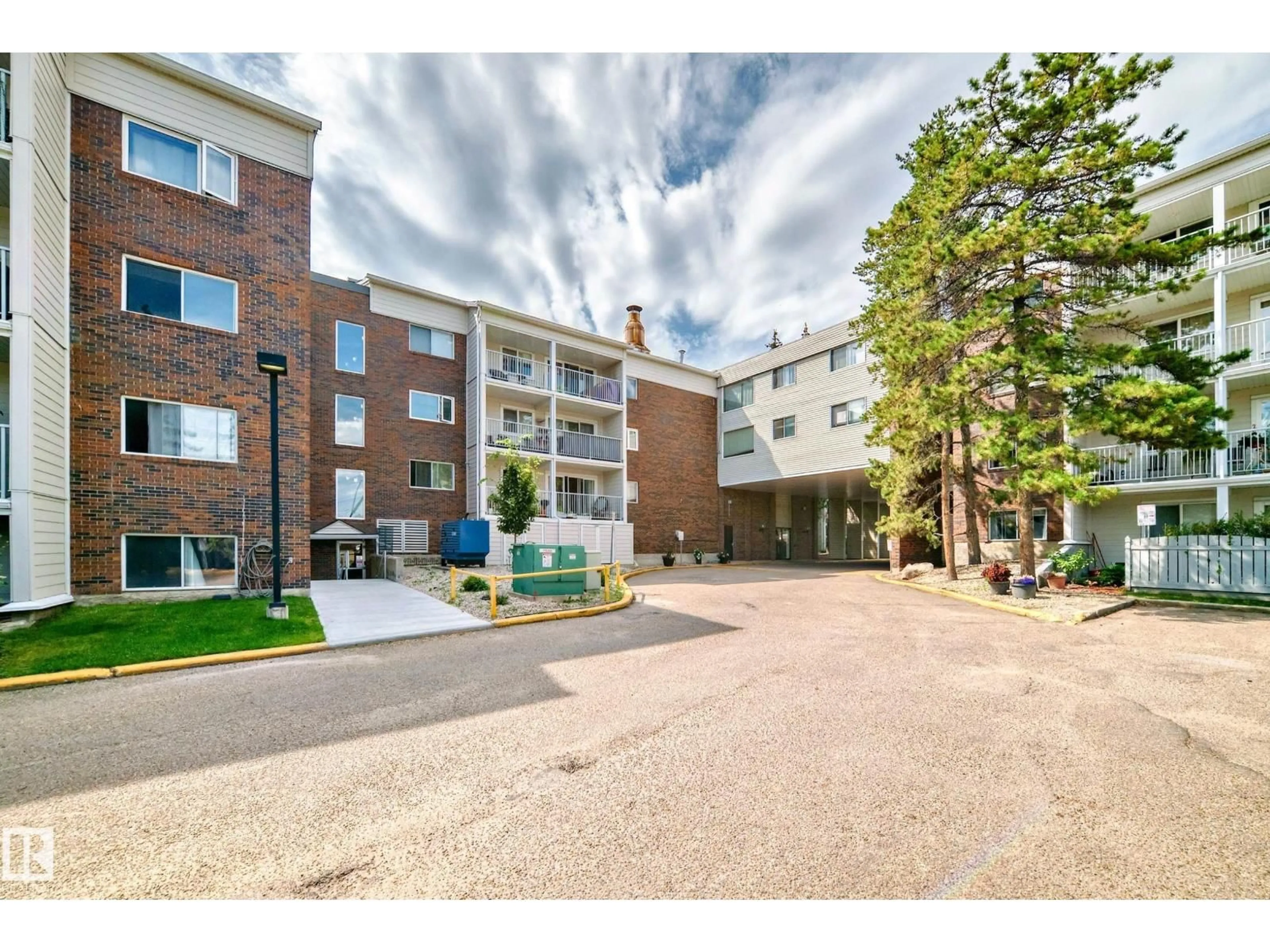 A pic from outside/outdoor area/front of a property/back of a property/a pic from drone, unknown for 306 - 4404 122 ST, Edmonton Alberta T6J4A9