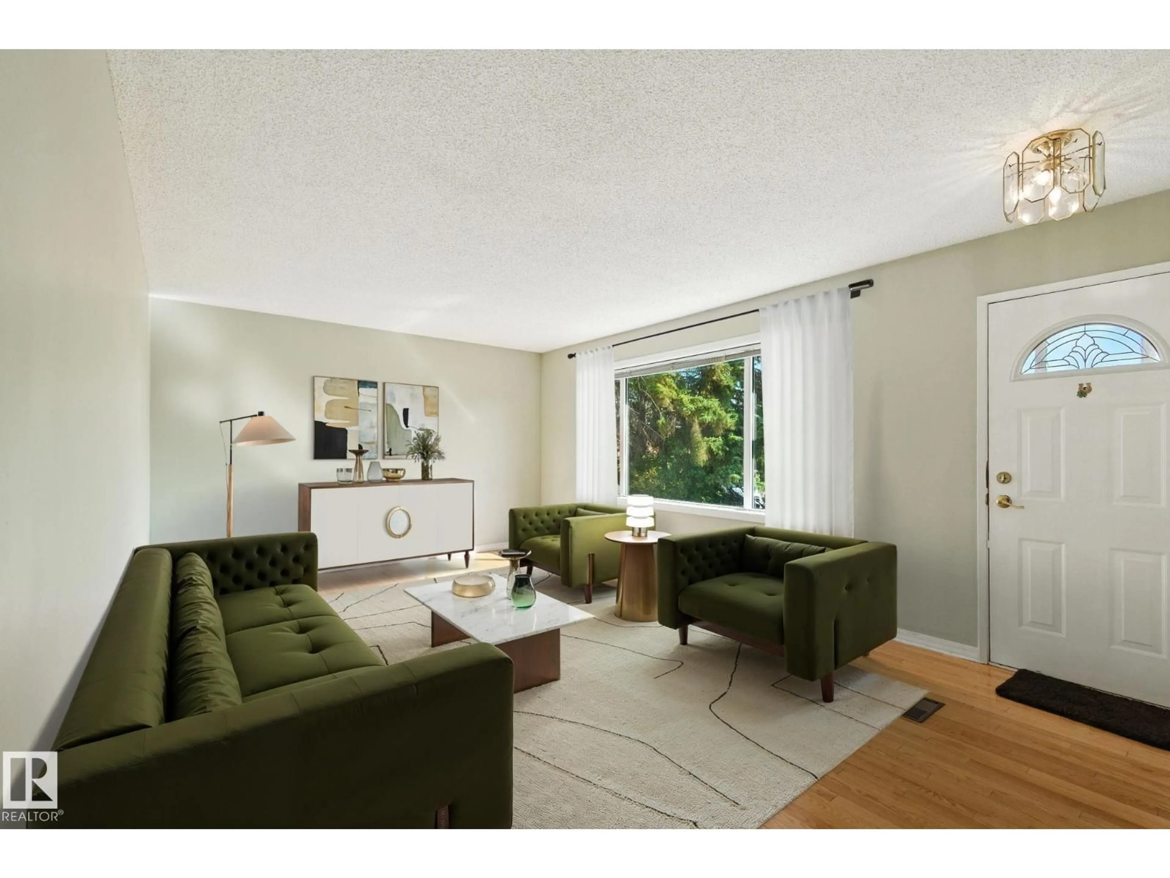 Living room with furniture, unknown for 14704 94 ST, Edmonton Alberta T5E3W5