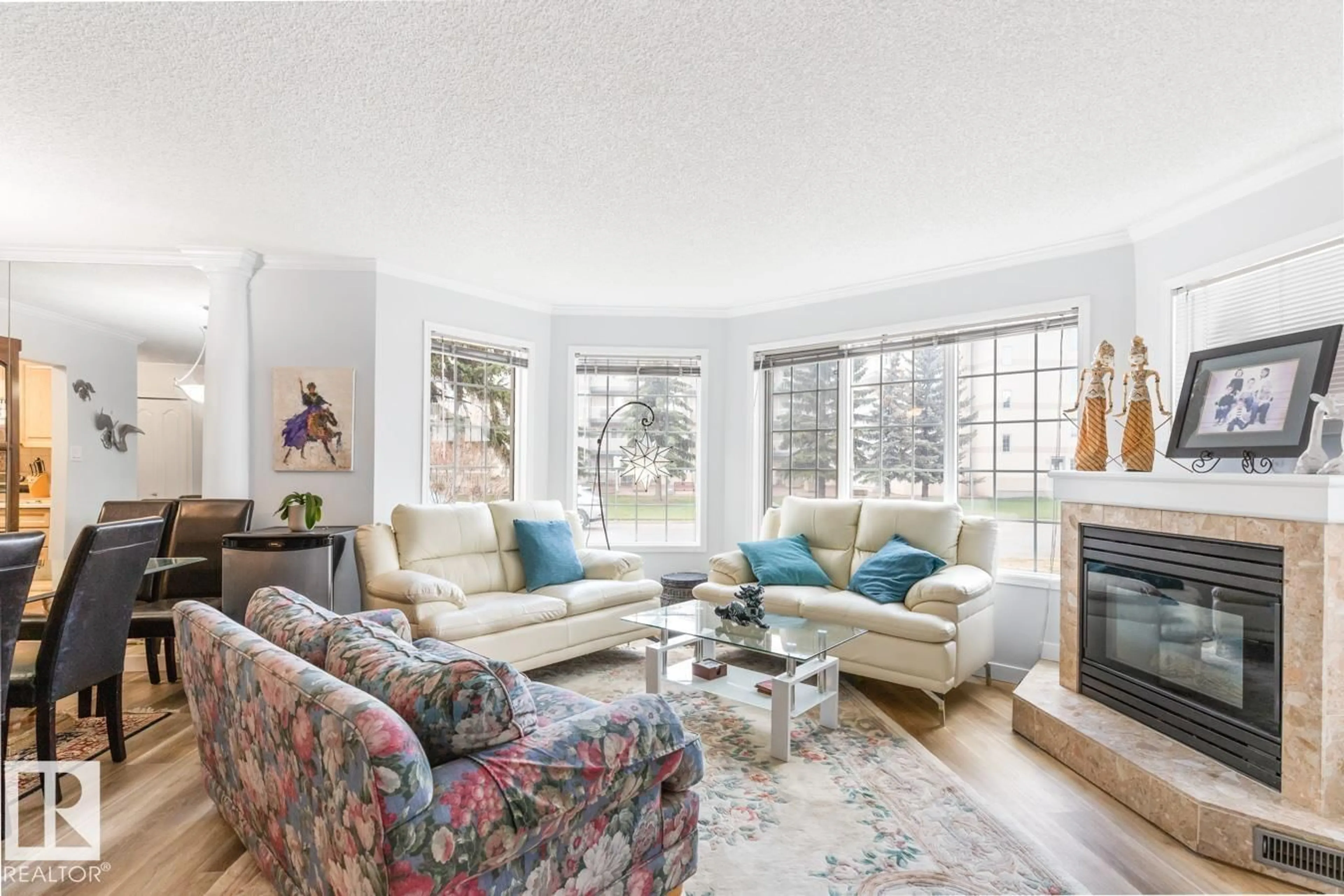 Living room with furniture, unknown for #103 - 17151 94A AV, Edmonton Alberta T5T5Z9