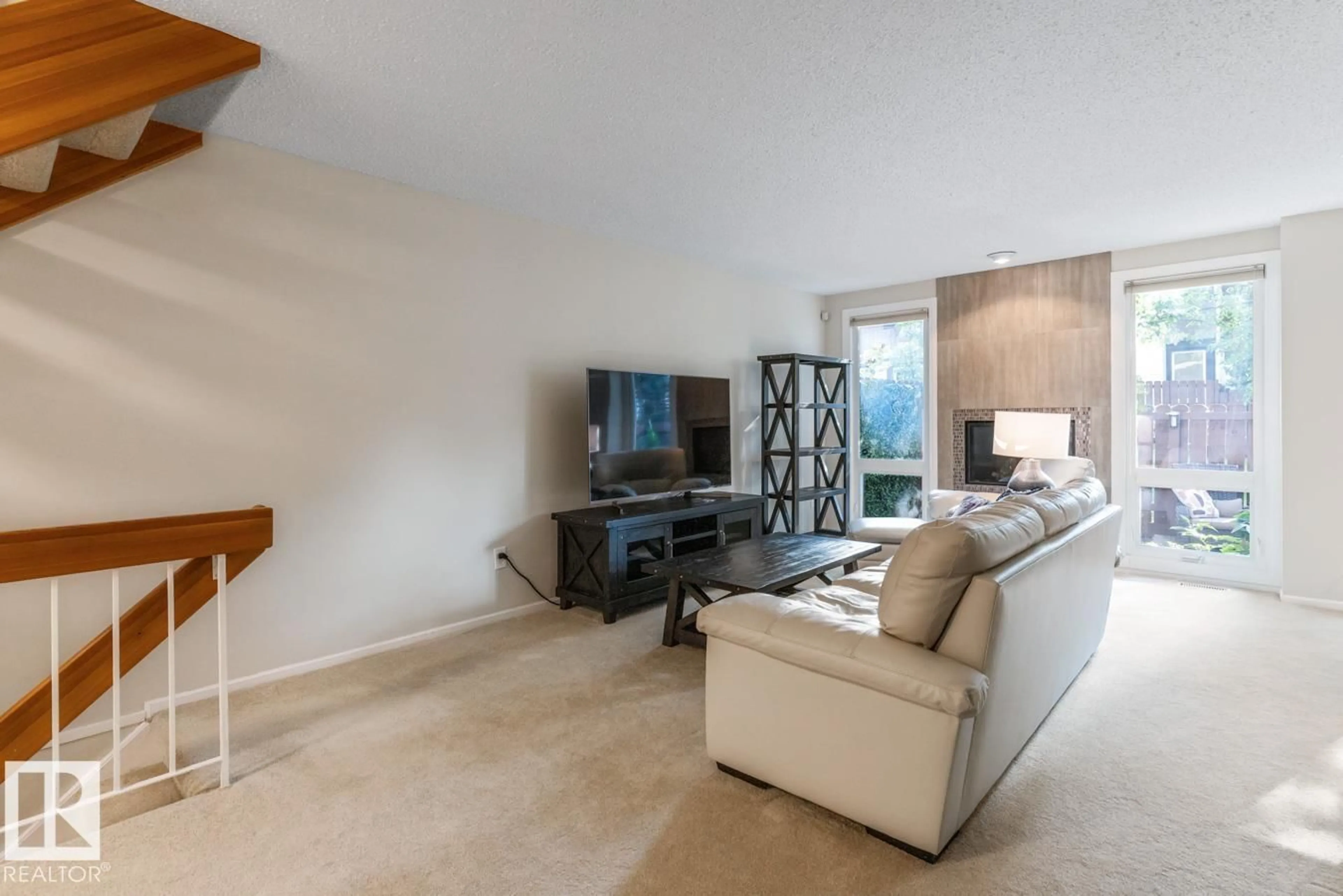 Living room with furniture, unknown for 90 HEARTHSTONE NW, Edmonton Alberta T6H5E5