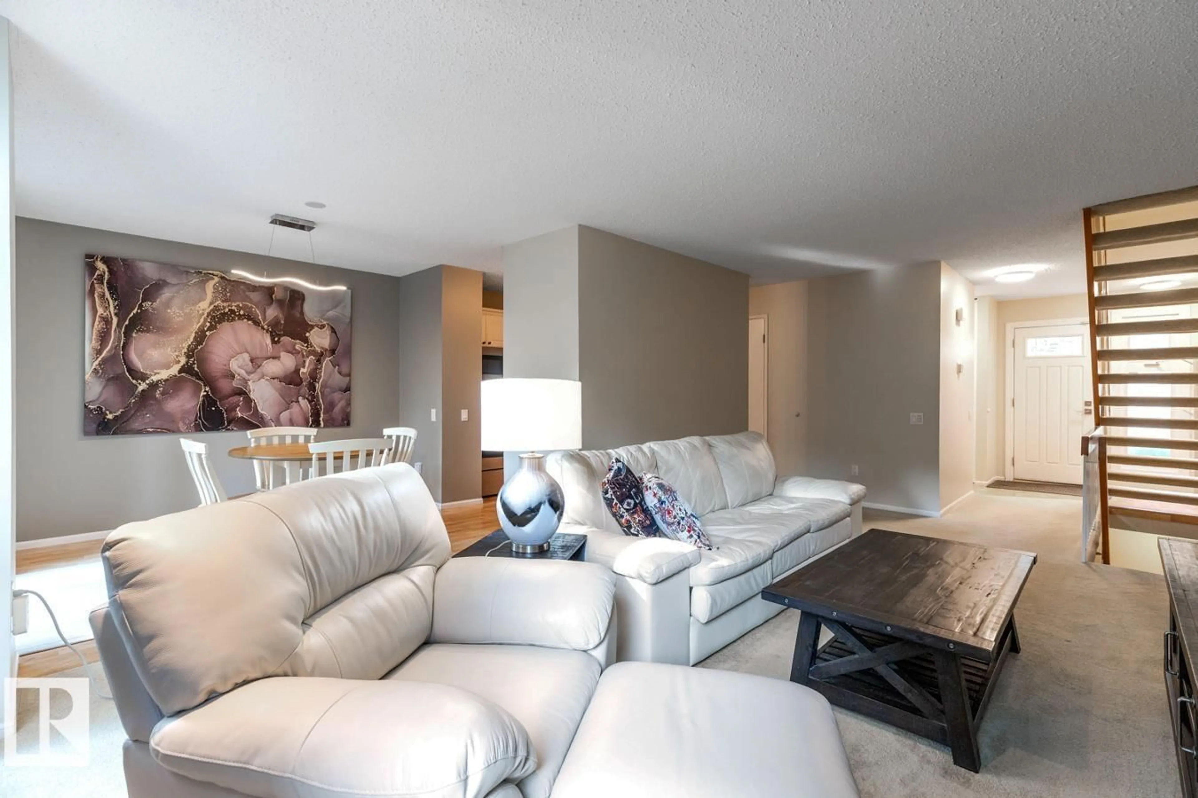 Living room with furniture, unknown for 90 HEARTHSTONE NW, Edmonton Alberta T6H5E5