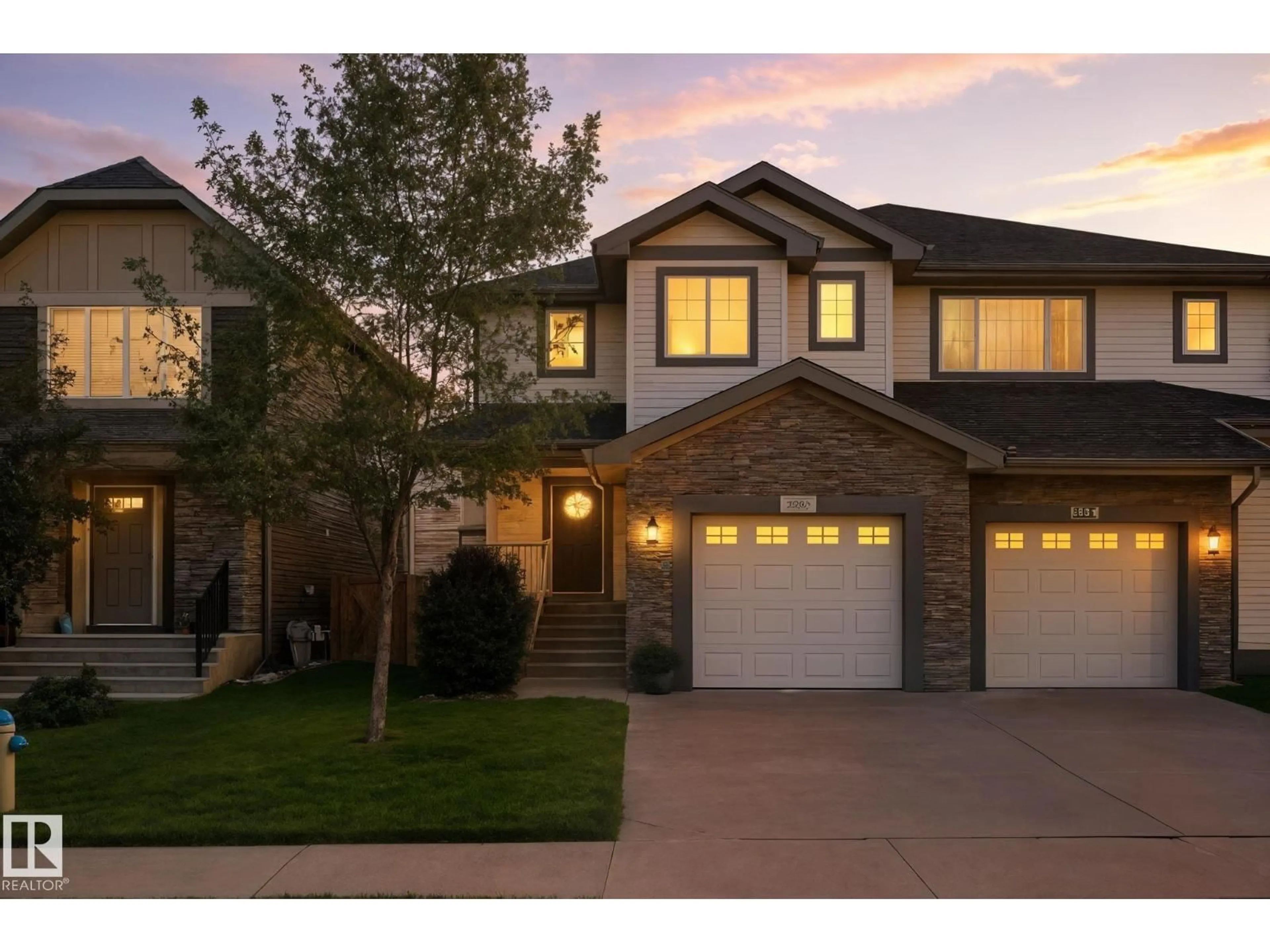 Home with brick exterior material, street for 5226 20 AV, Edmonton Alberta T6X1V6
