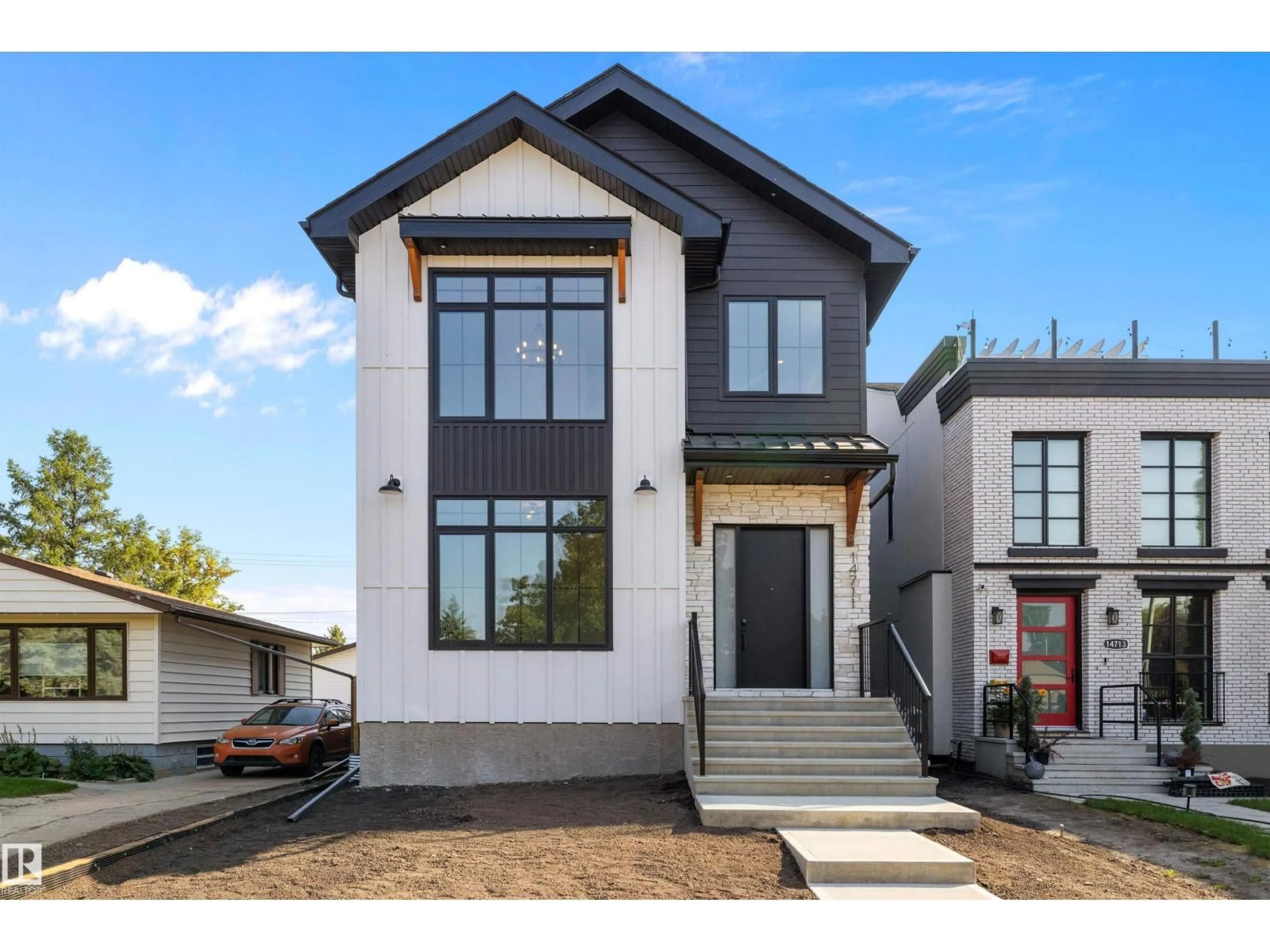 Home with brick exterior material, street for 14711 88 AV, Edmonton Alberta T5R4J9