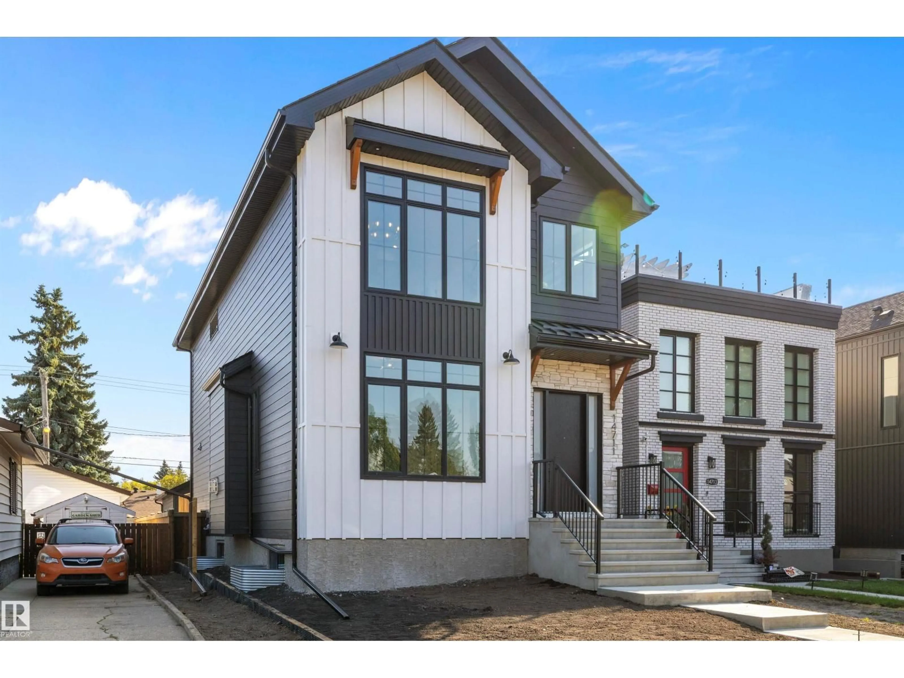 Home with brick exterior material, street for 14711 88 AV, Edmonton Alberta T5R4J9