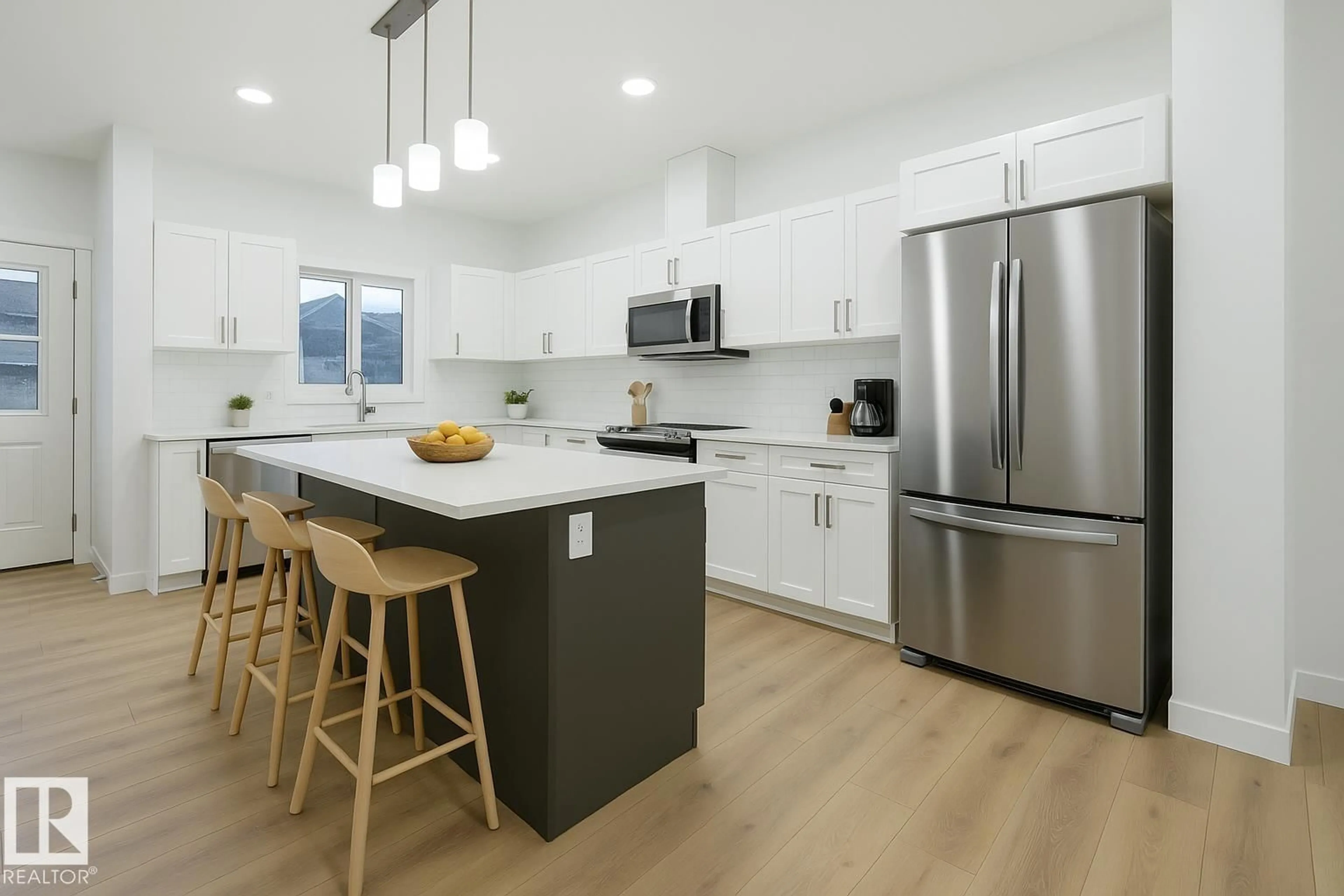 Open concept kitchen, unknown for 17704 69A ST, Edmonton Alberta T5Z0W6