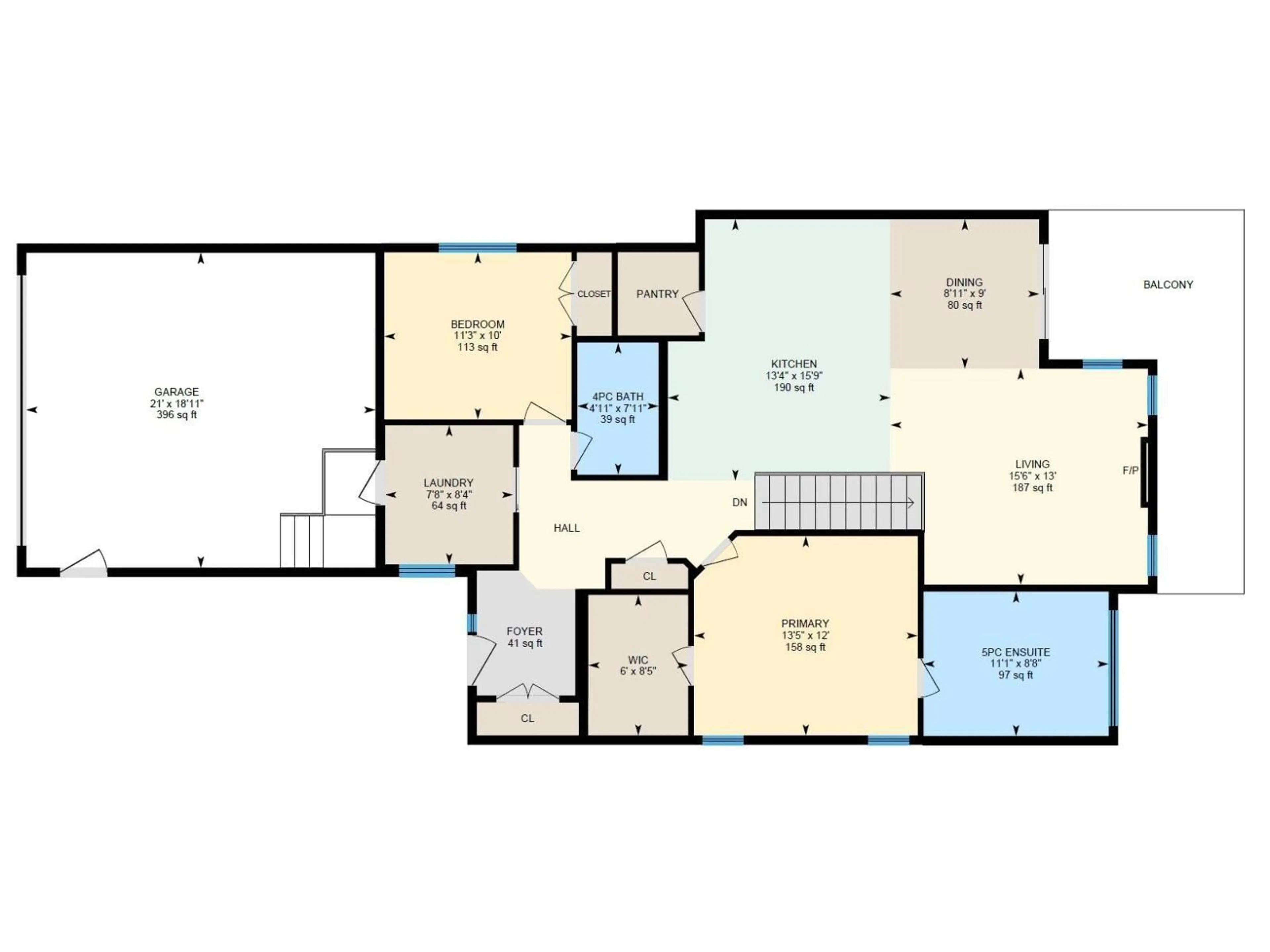 Floor plan for 139 KIDD CR, Leduc Alberta T9E1N6