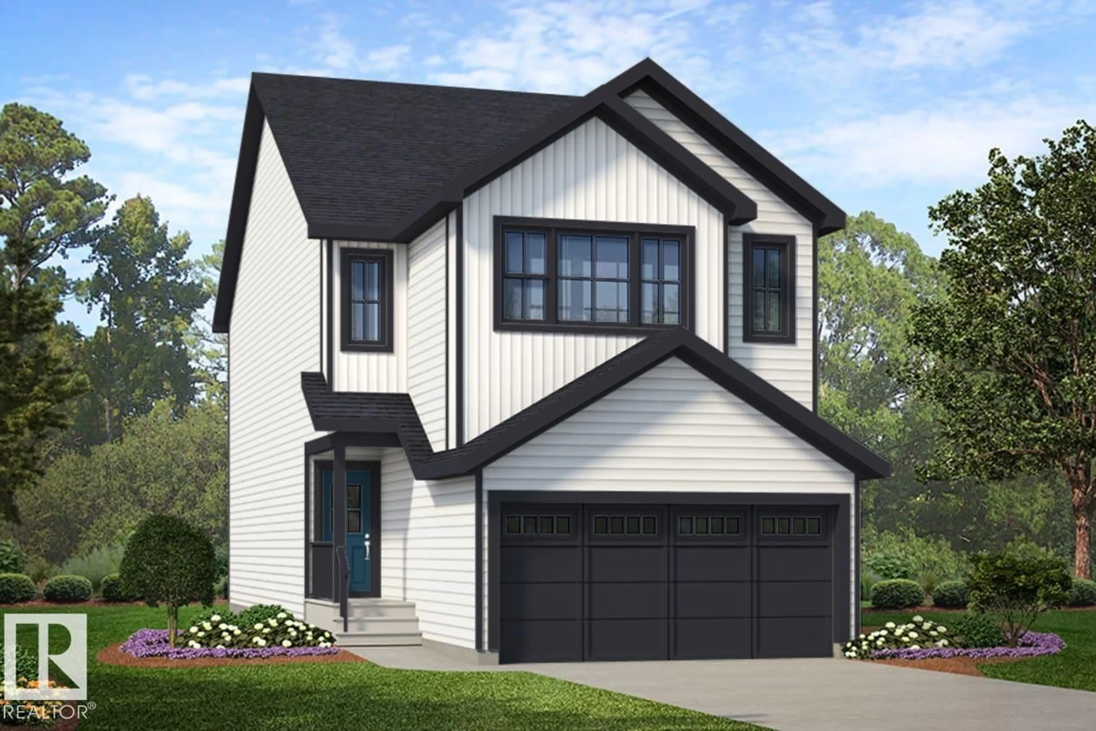 Home with vinyl exterior material, street for 22523 87 AV, Edmonton Alberta T5T7Y6