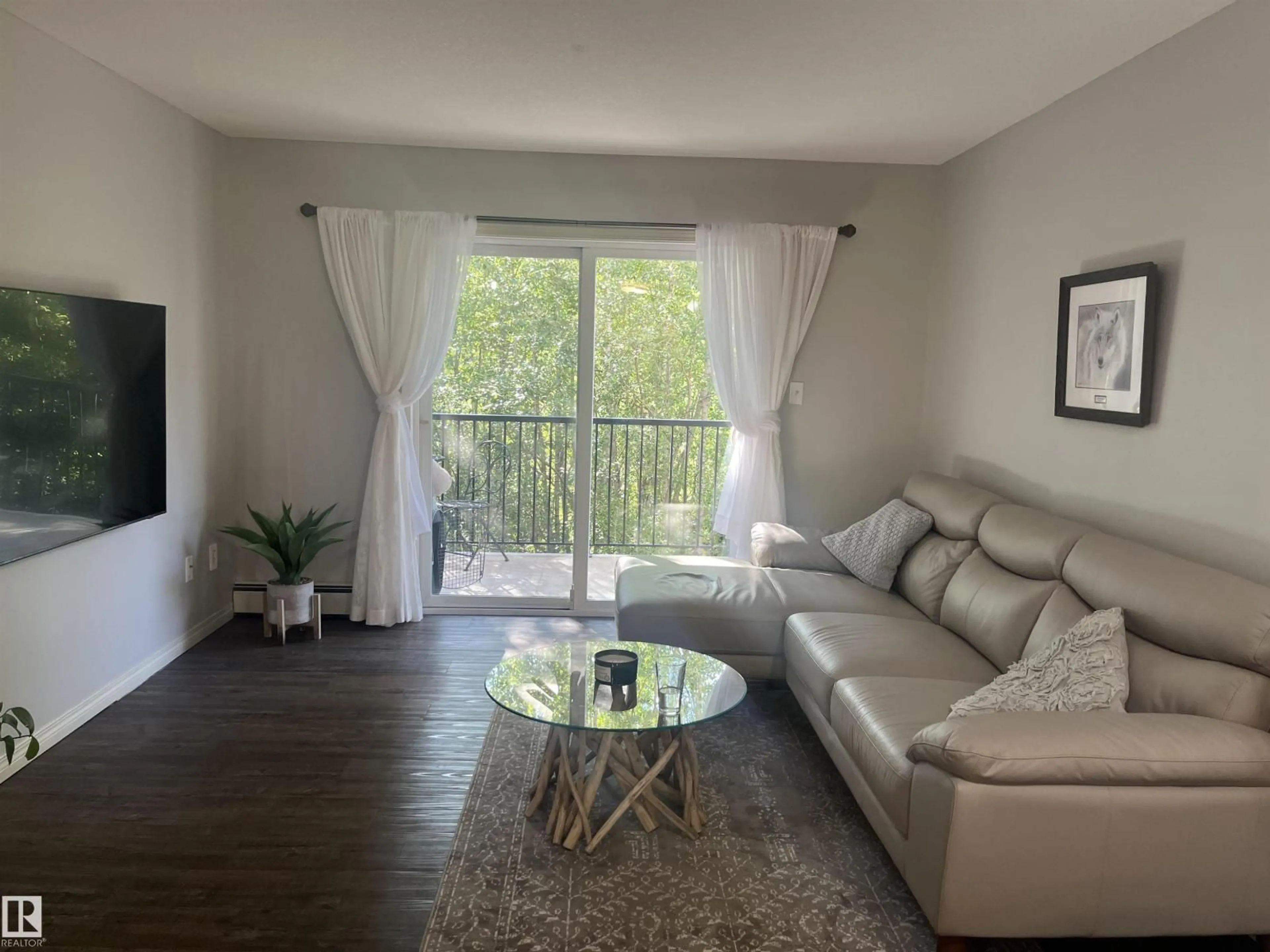 Living room with furniture, unknown for #204 - 4903 47 AV, Stony Plain Alberta T7Z0C6