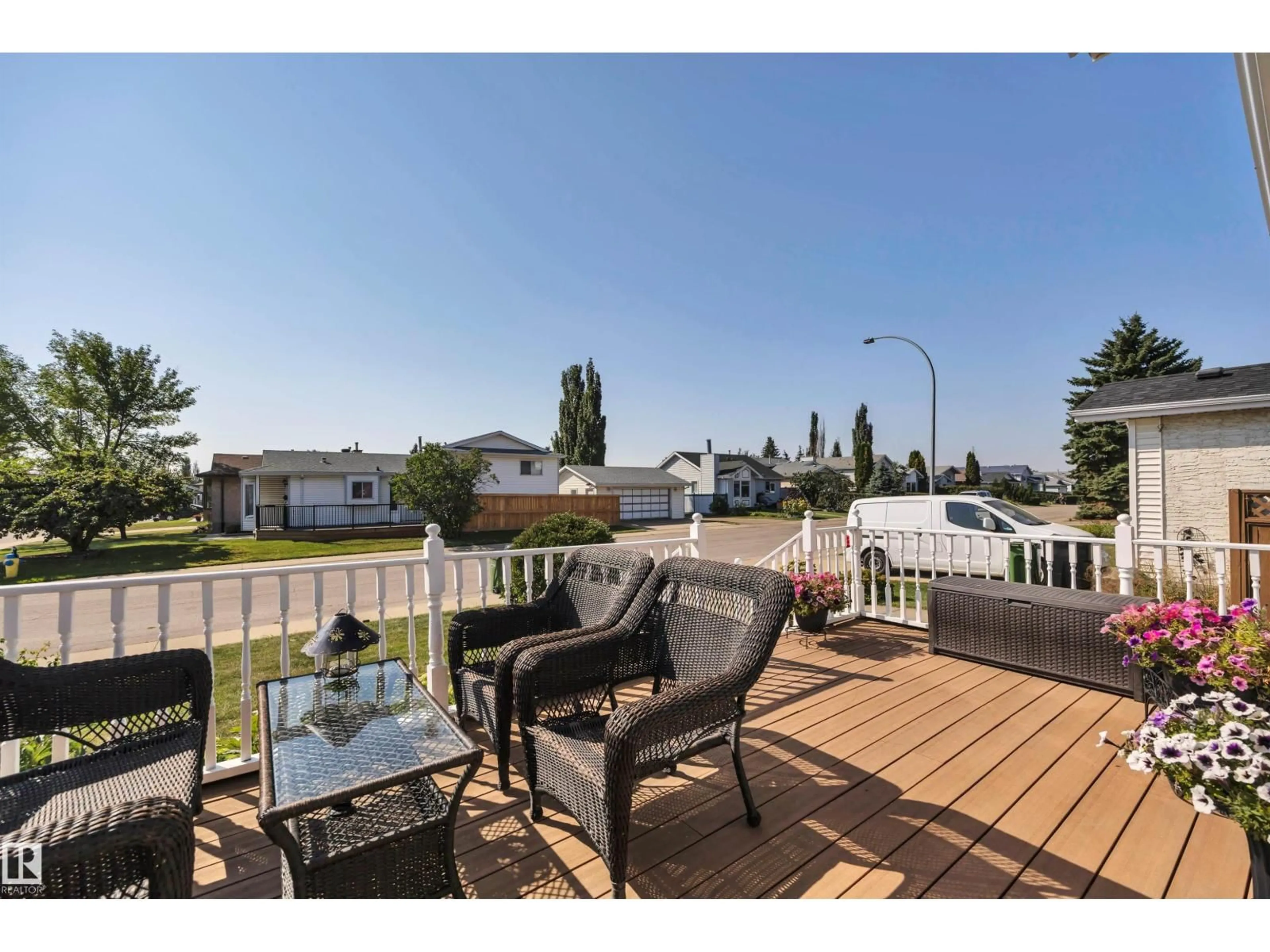 Patio, water/lake/river/ocean view for 18908 78 AV, Edmonton Alberta T5T5J2