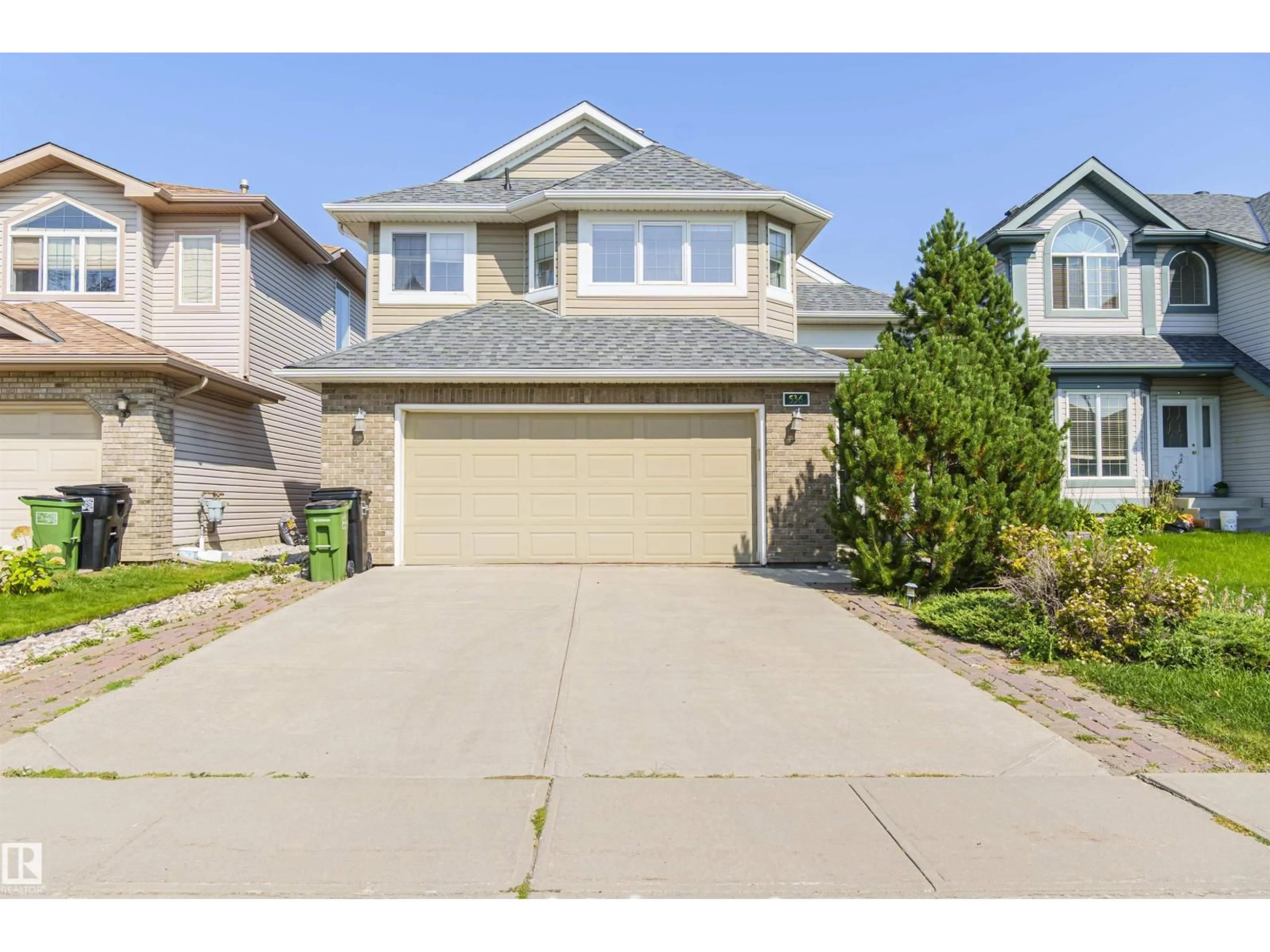 Home with vinyl exterior material, street for 536 LEGER WY, Edmonton Alberta T6R3T5