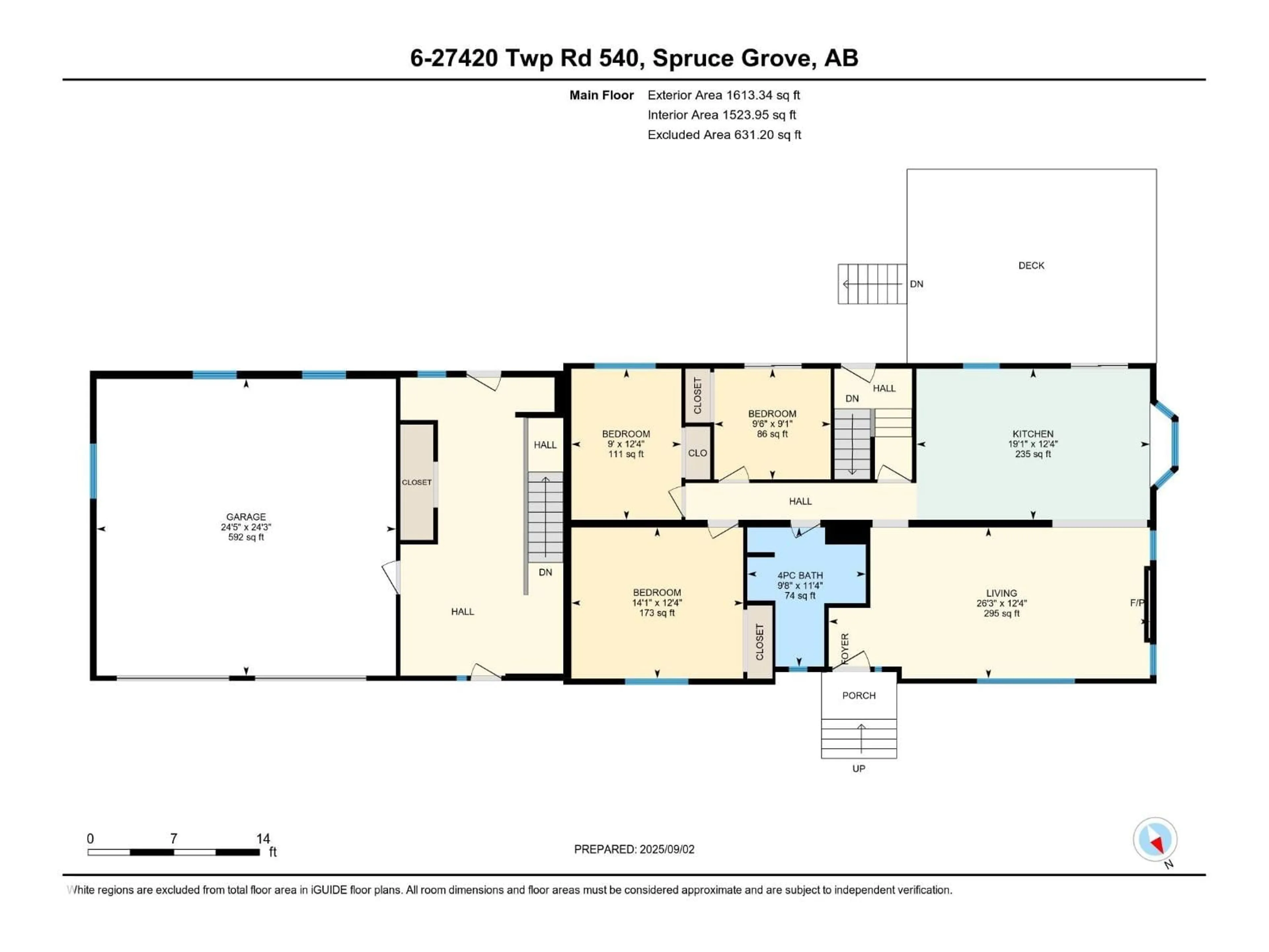 Floor plan for #6 - 27420 TWP ROAD 540, Rural Parkland County Alberta T7X3S7