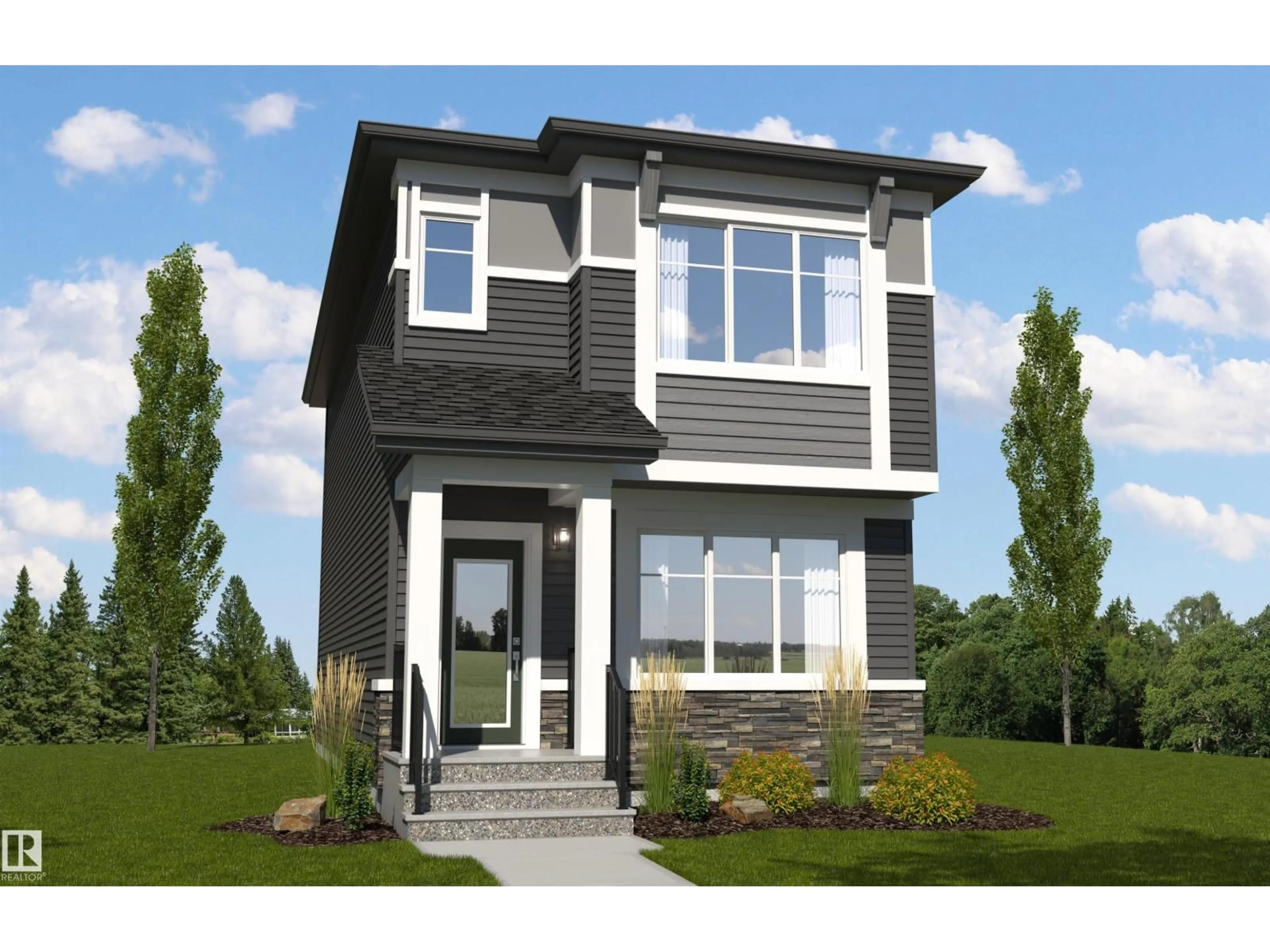 Home with vinyl exterior material, street for NW - 2815 193 ST, Edmonton Alberta T6M3B2
