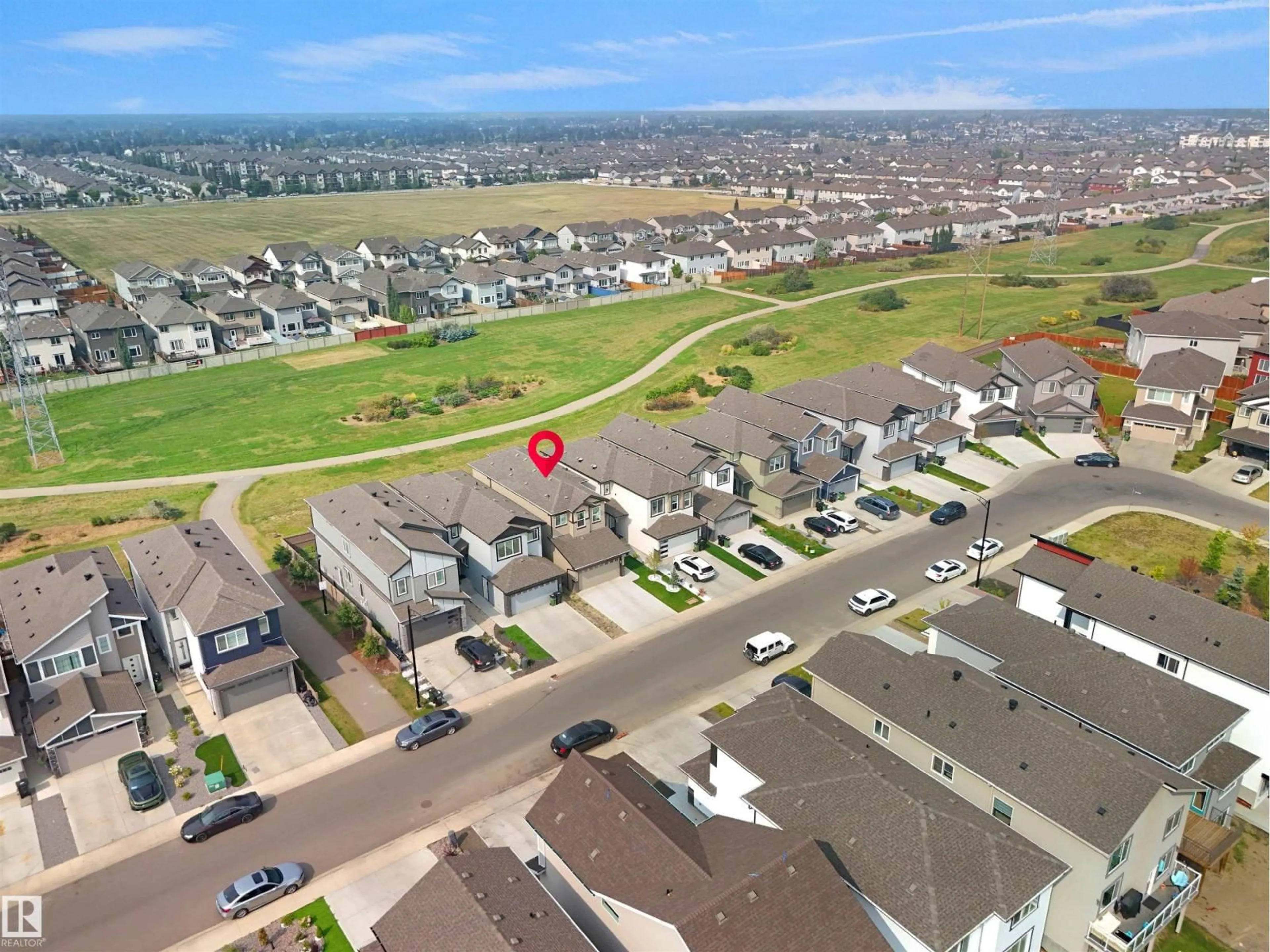 A pic from outside/outdoor area/front of a property/back of a property/a pic from drone, unknown for NW - 1664 27 ST, Edmonton Alberta T6T2T8