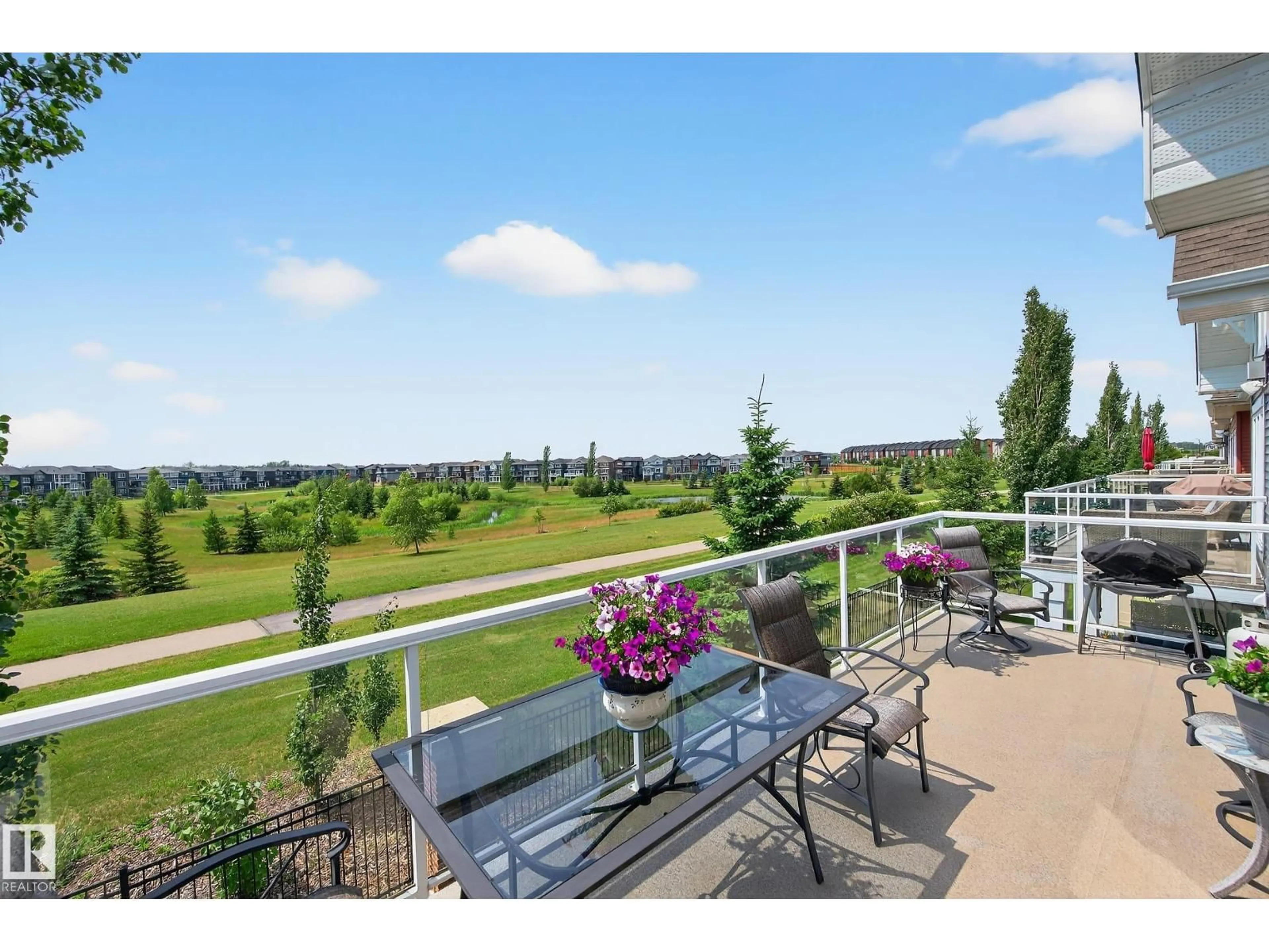 Patio, water/lake/river/ocean view for #13 - 8132 217 ST, Edmonton Alberta T5T4S1