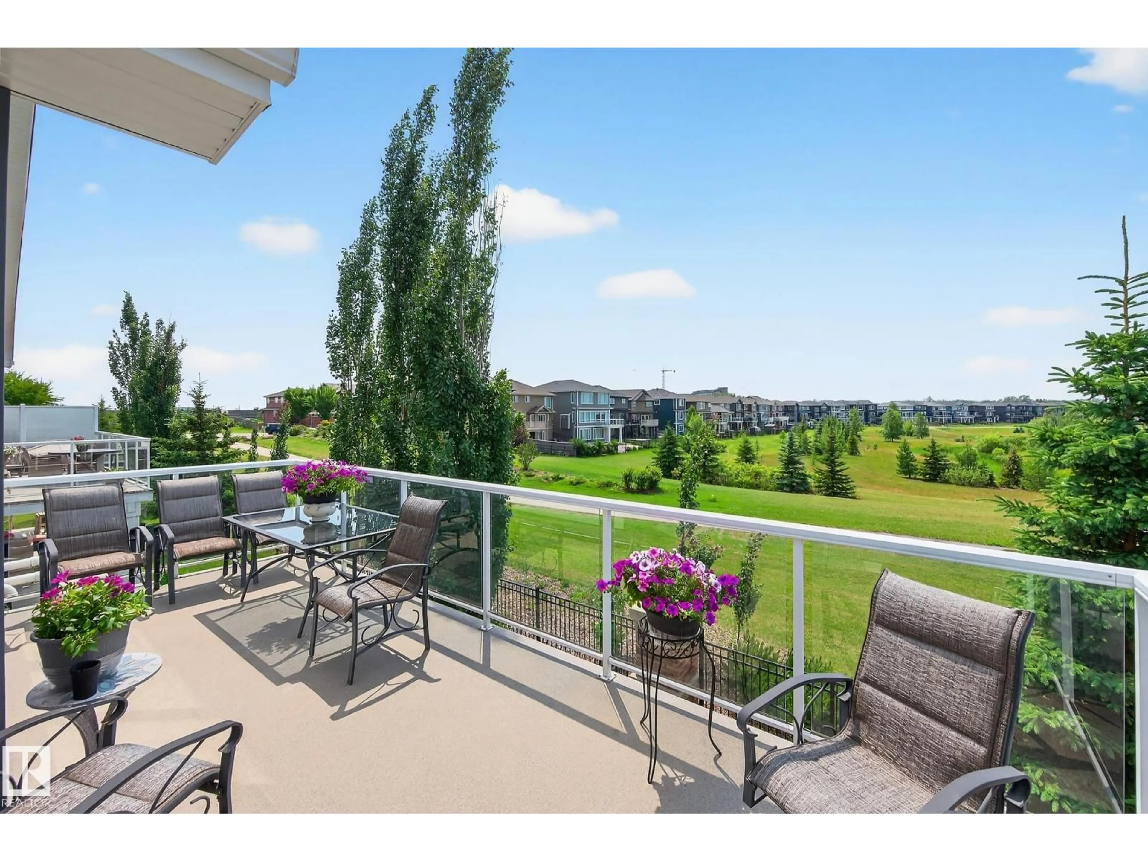 Patio, water/lake/river/ocean view for #13 - 8132 217 ST, Edmonton Alberta T5T4S1